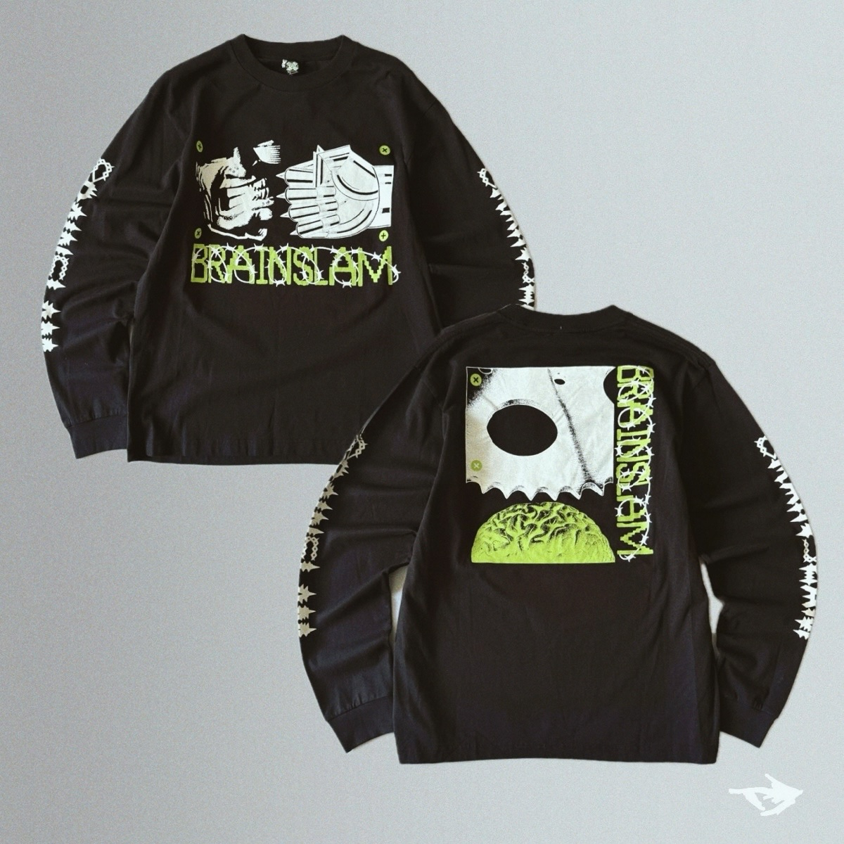 Brain Dead Slam Wrestling Long Sleeve, миниатюра 1