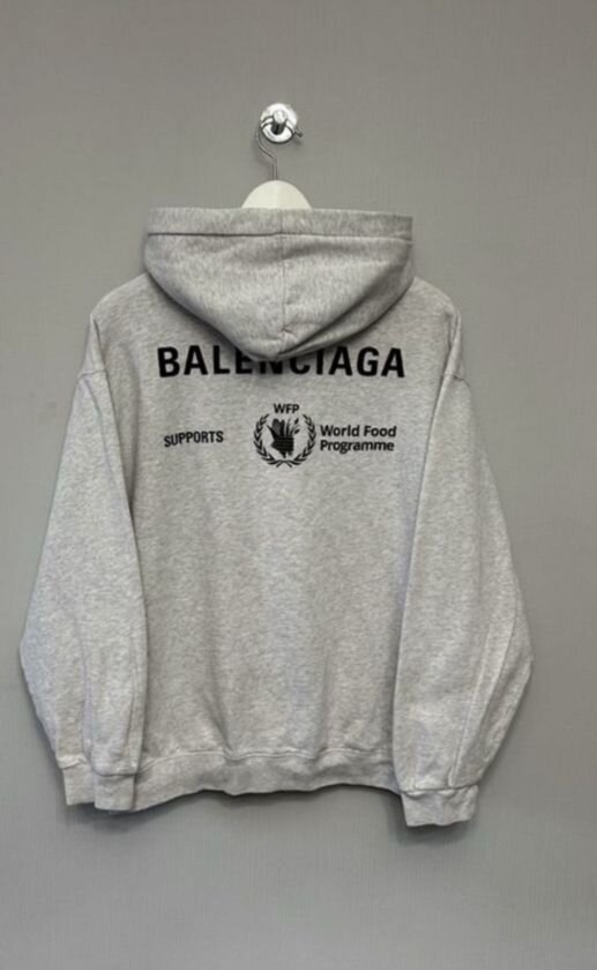 Balenciaga x World Food Programme Hoodie SS20, миниатюра 2