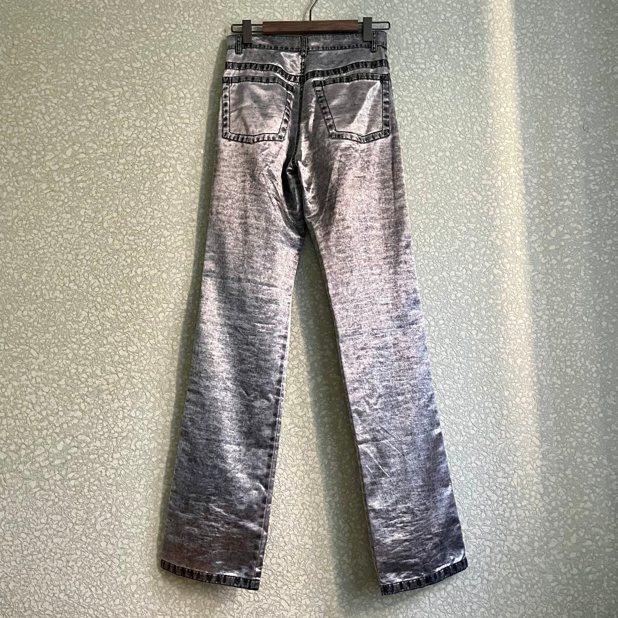 Ann Demeulemeester SS01 Silver 5-pocket pants, миниатюра 2