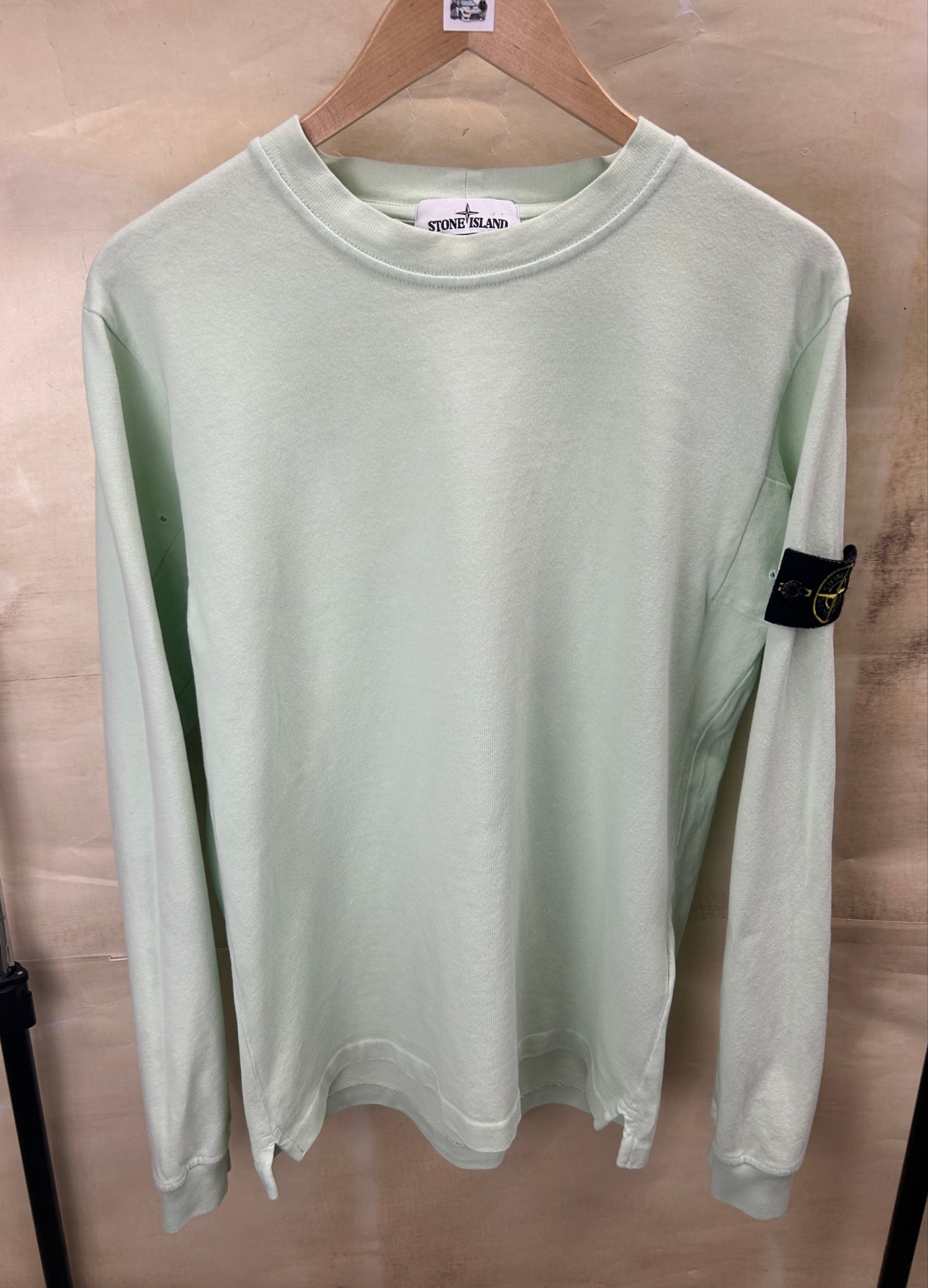 Stone Island Свитшот на clg, в зеленом цвете, миниатюра 1