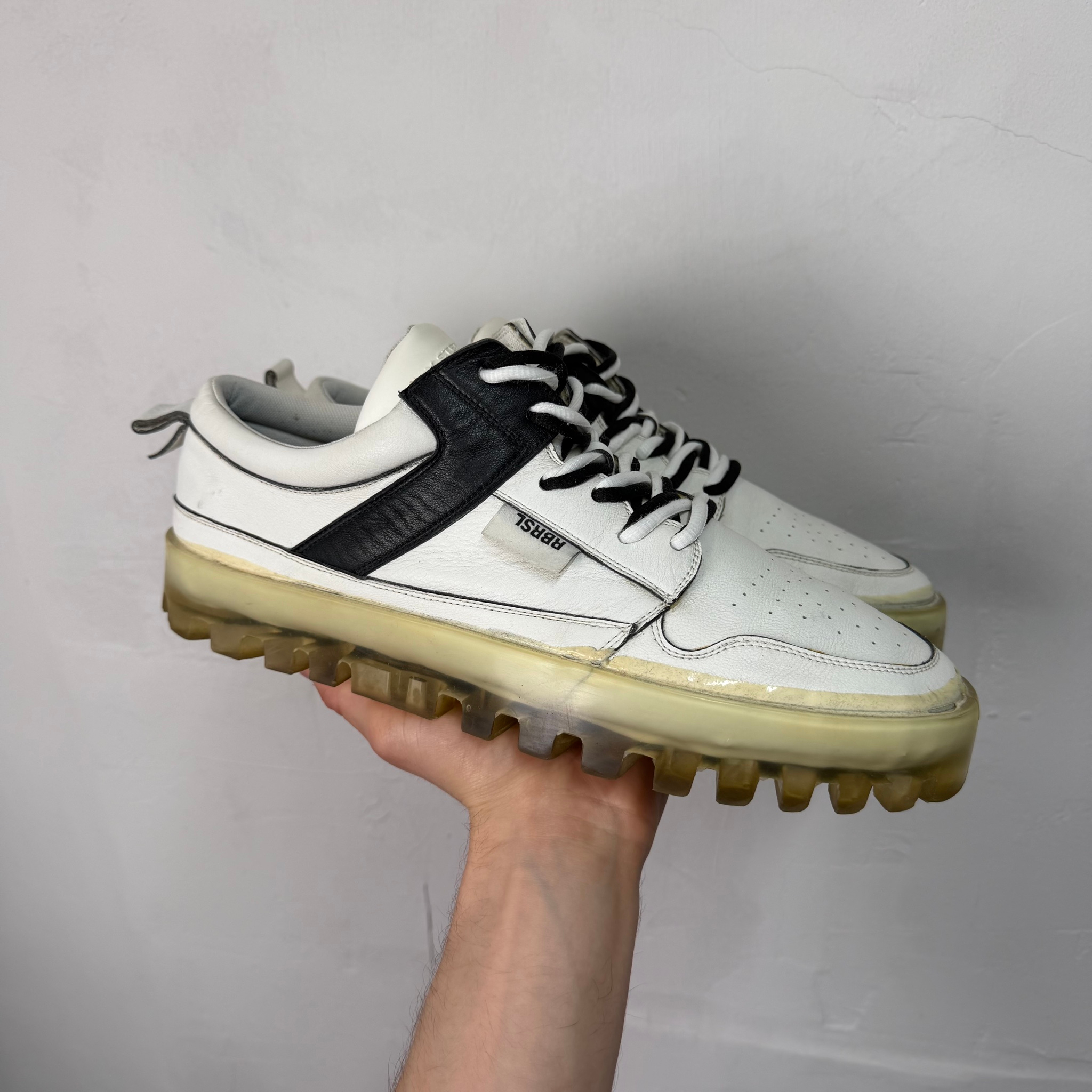 RBRSL Rubber Soul Drip Leather Sneakers, миниатюра 1