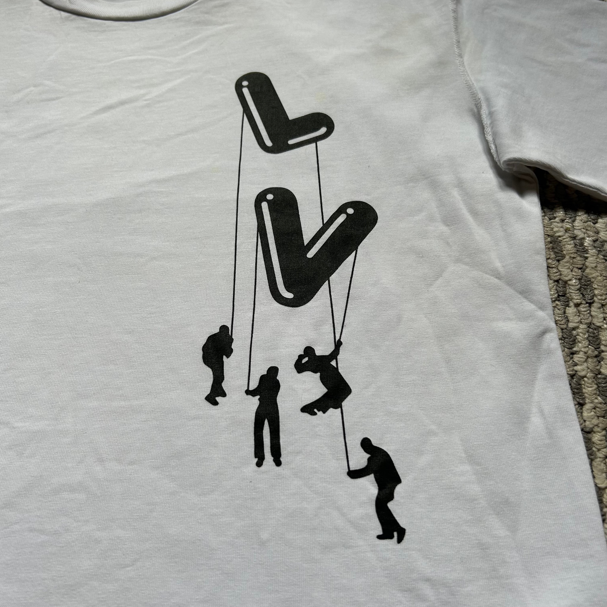 Louis Vuitton x Off White Floating LV Tee, миниатюра 3