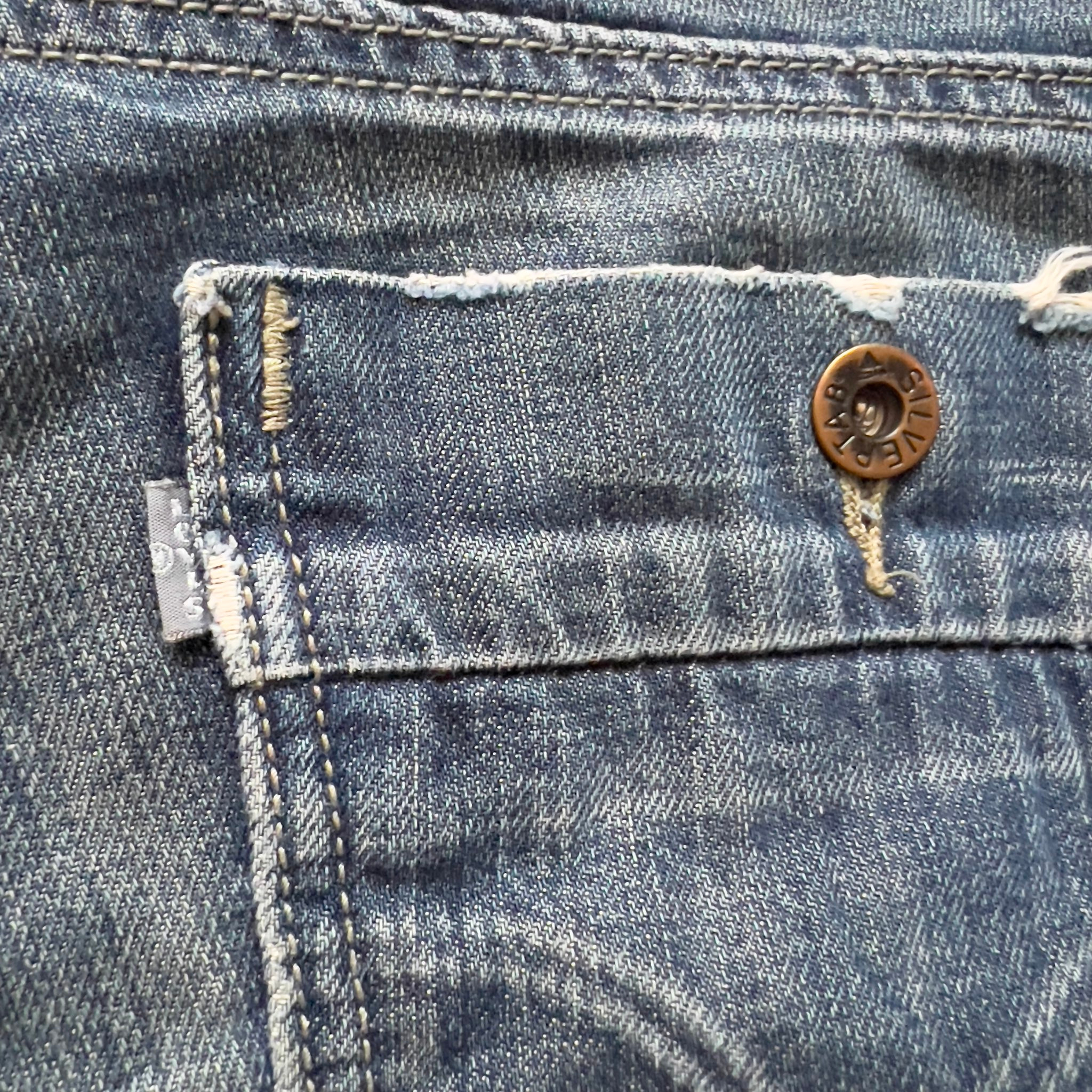 Levi's Silver Tab 00s Vintage Denim Shorts, миниатюра 3
