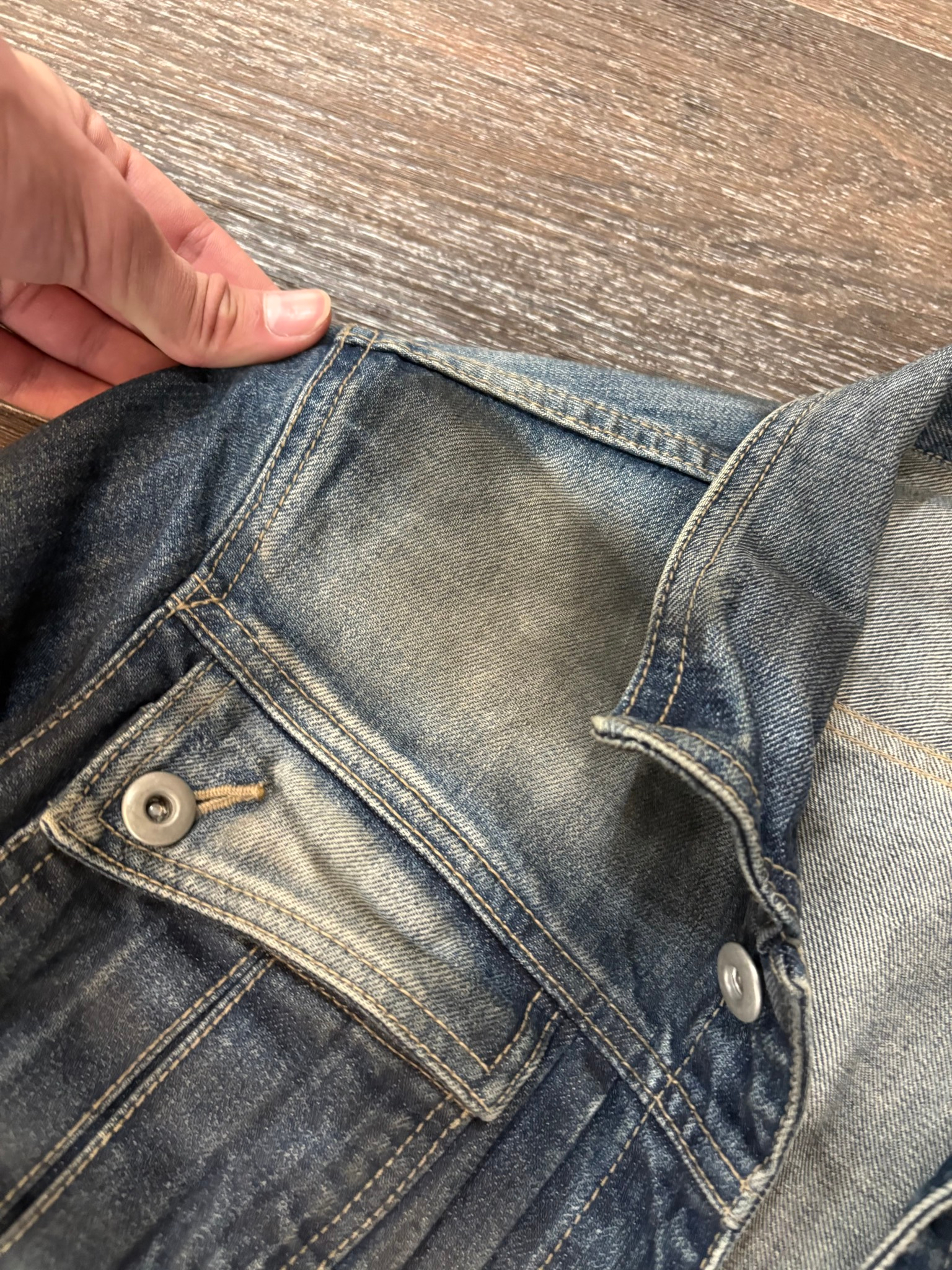 Tornado Mart faded denim jacket, миниатюра 4