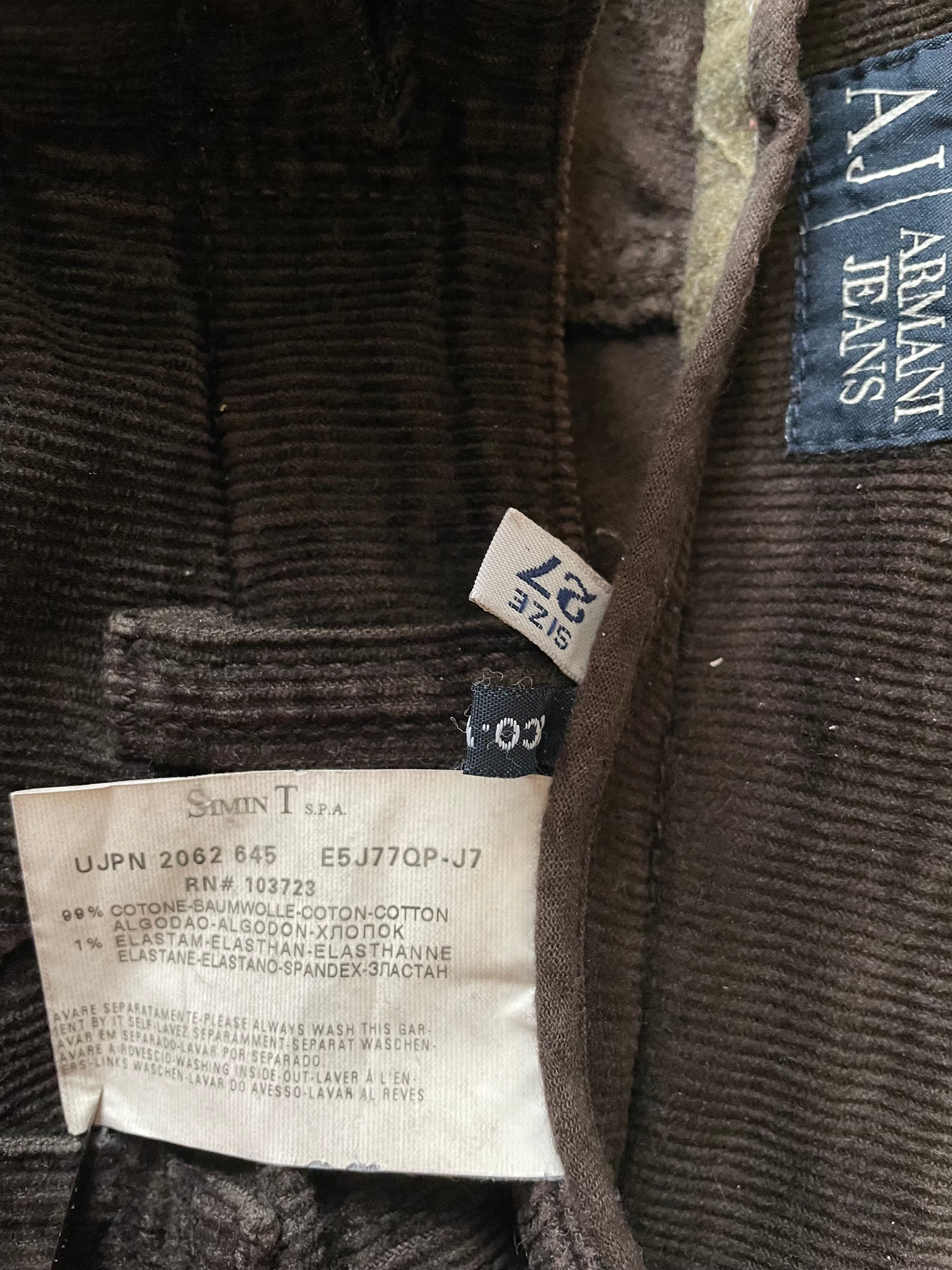 Armani Jeans бриджи винтажные, миниатюра 5