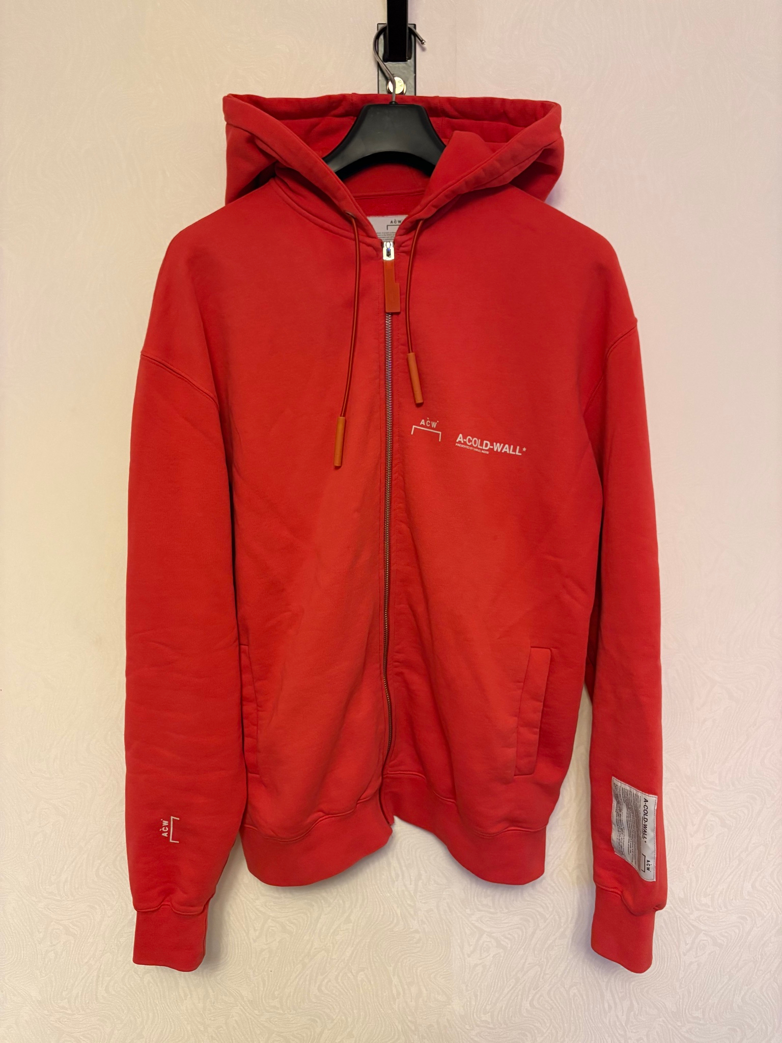 A-Cold-Wall* Red Zip Hoodie, миниатюра 1