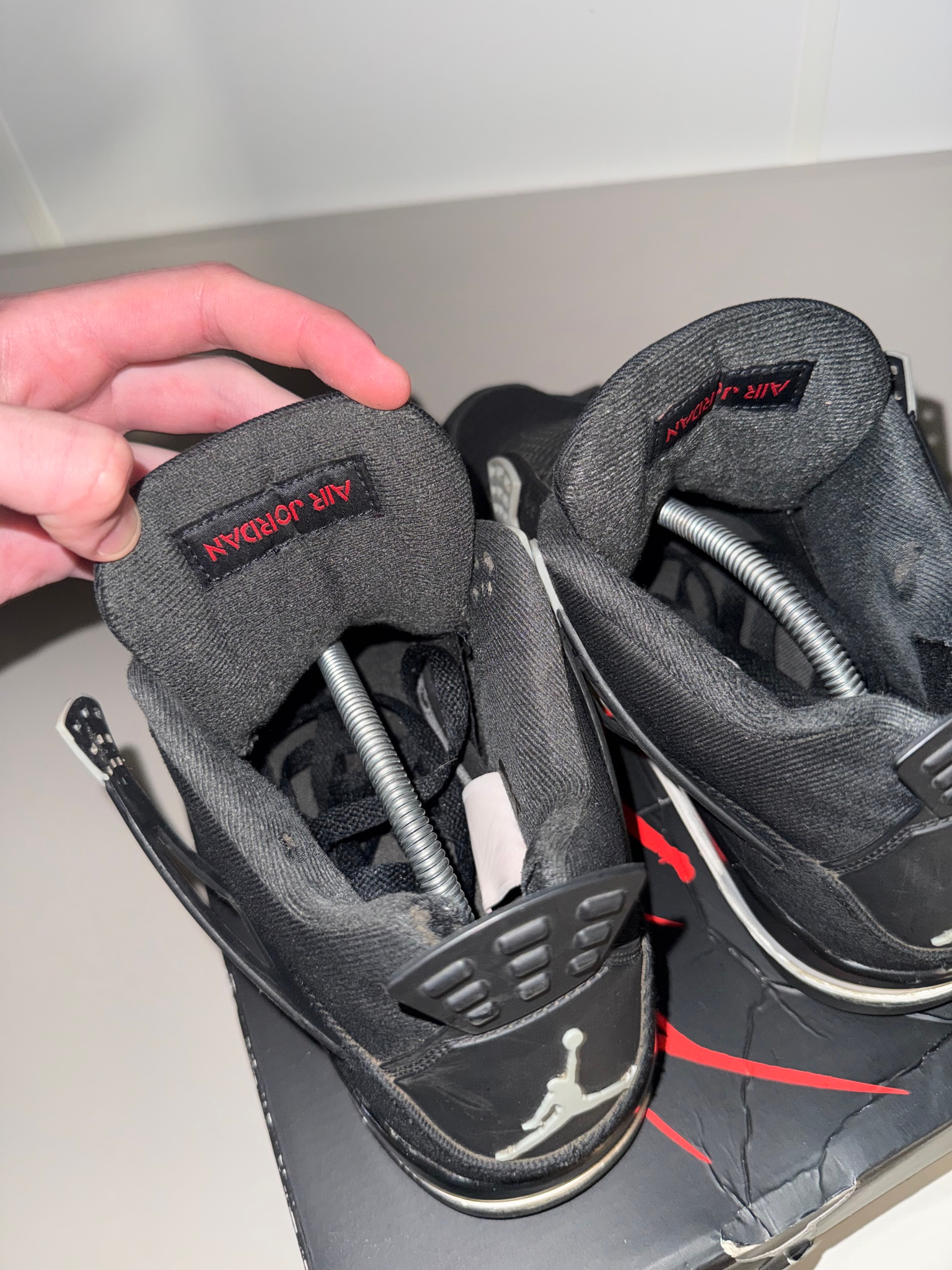 Nike Air Jordan 4 Black Canvas, миниатюра 6