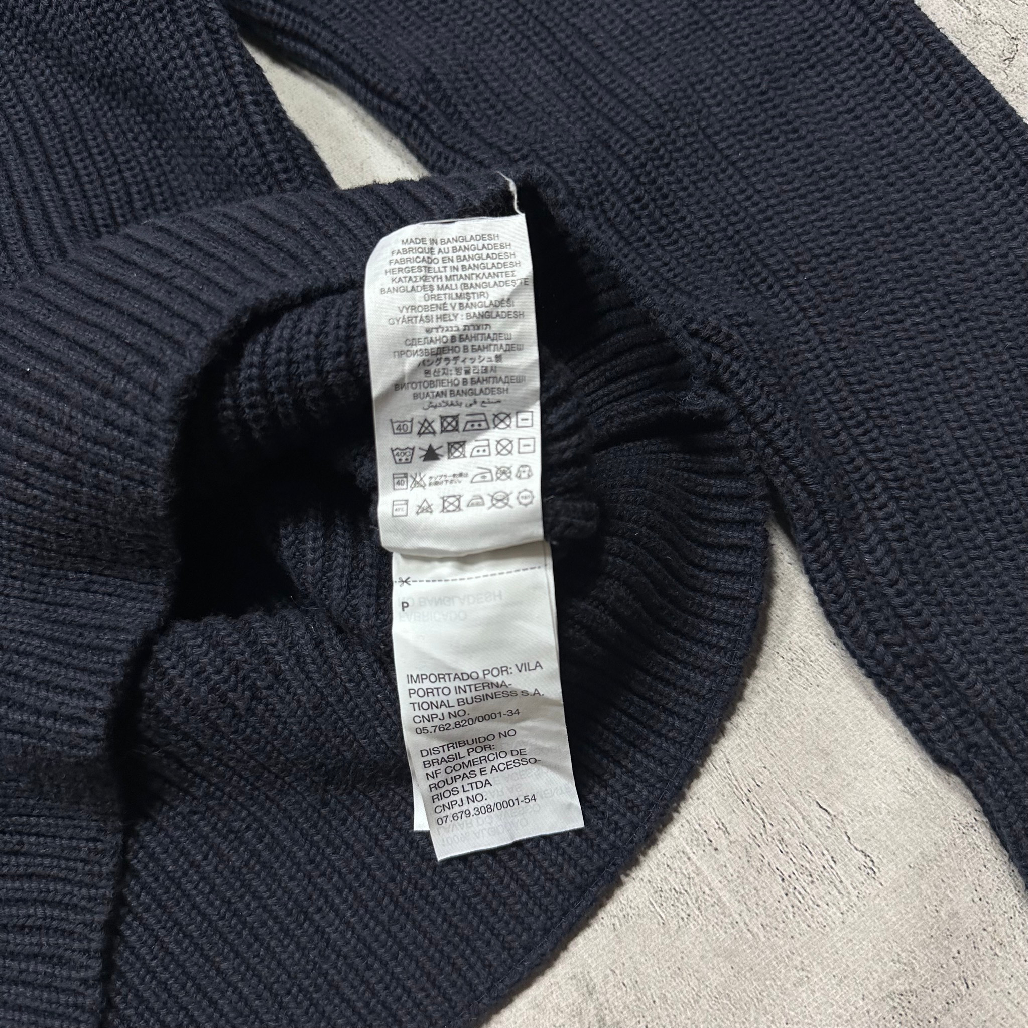 G-STAR RAW Cotton Chunky-Knit Jumper Sweater (dark blue), миниатюра 10