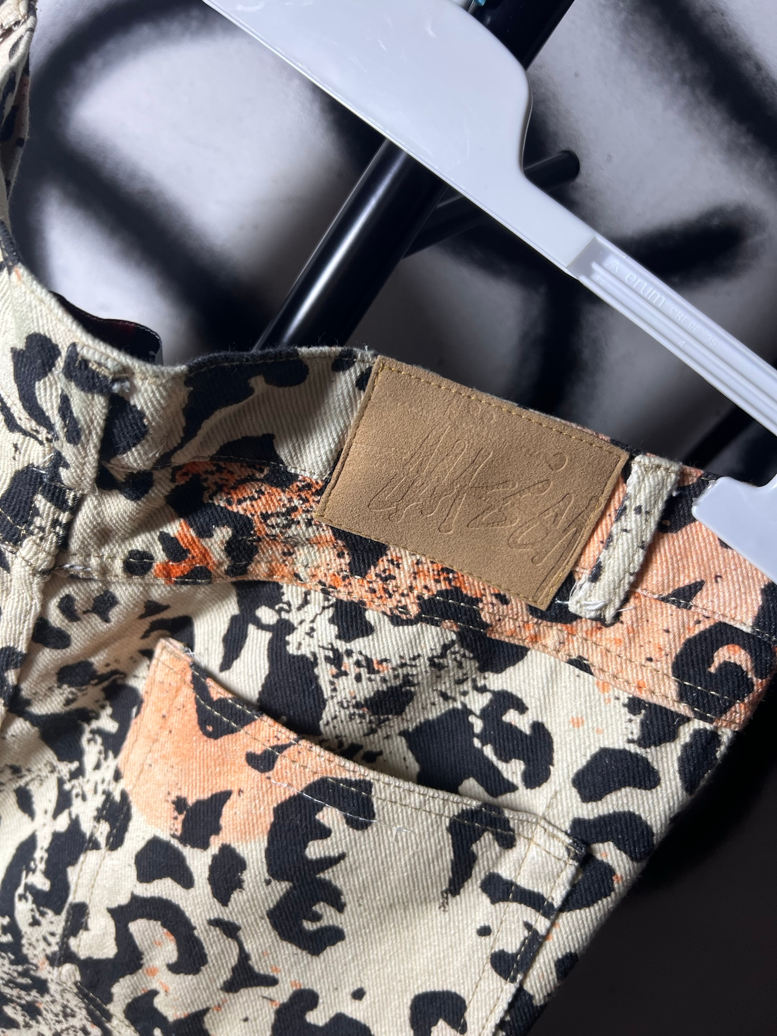 Stussy Jeans Leopard Stencil Canvas Big O’l, миниатюра 3