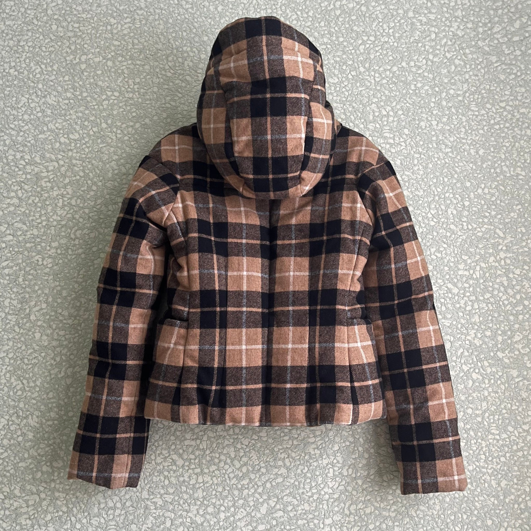 Y-3 AW08 Exclusive Wool Plaid Puffer Jacket, миниатюра 2