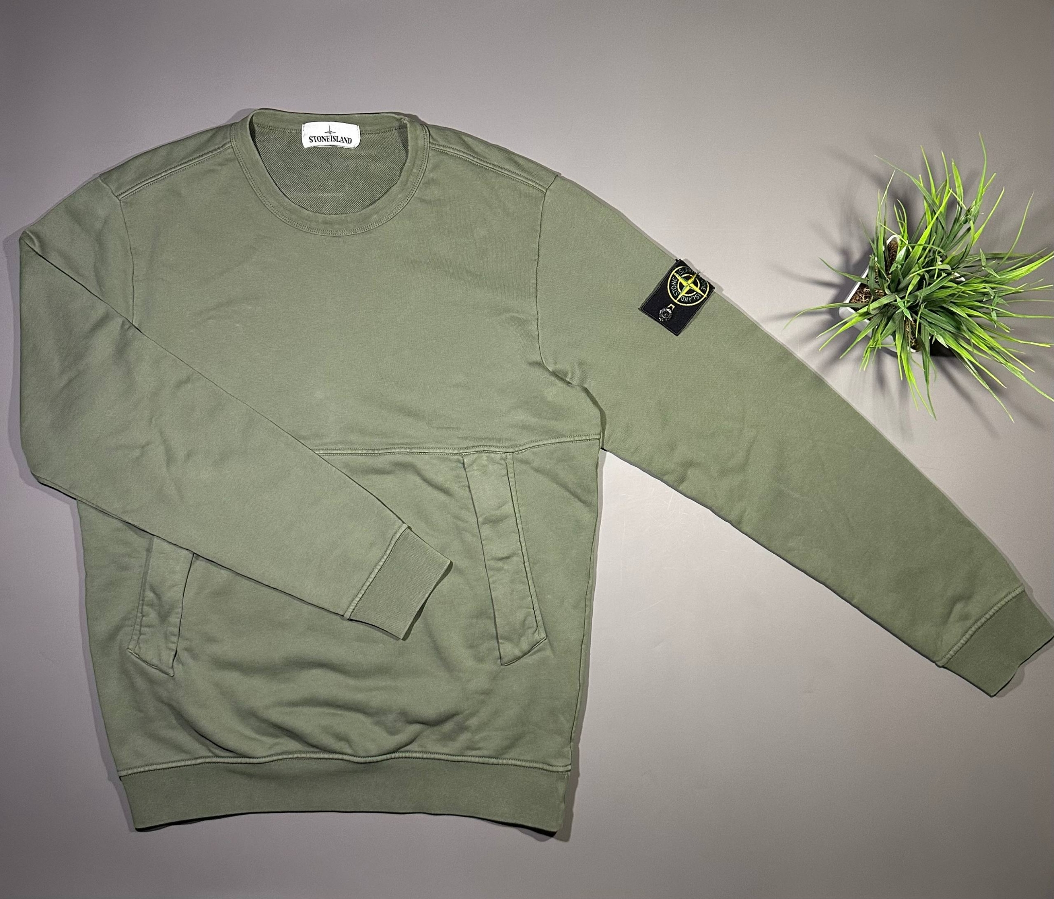Stone Island Crew Neck Diagonal Pockets, миниатюра 1