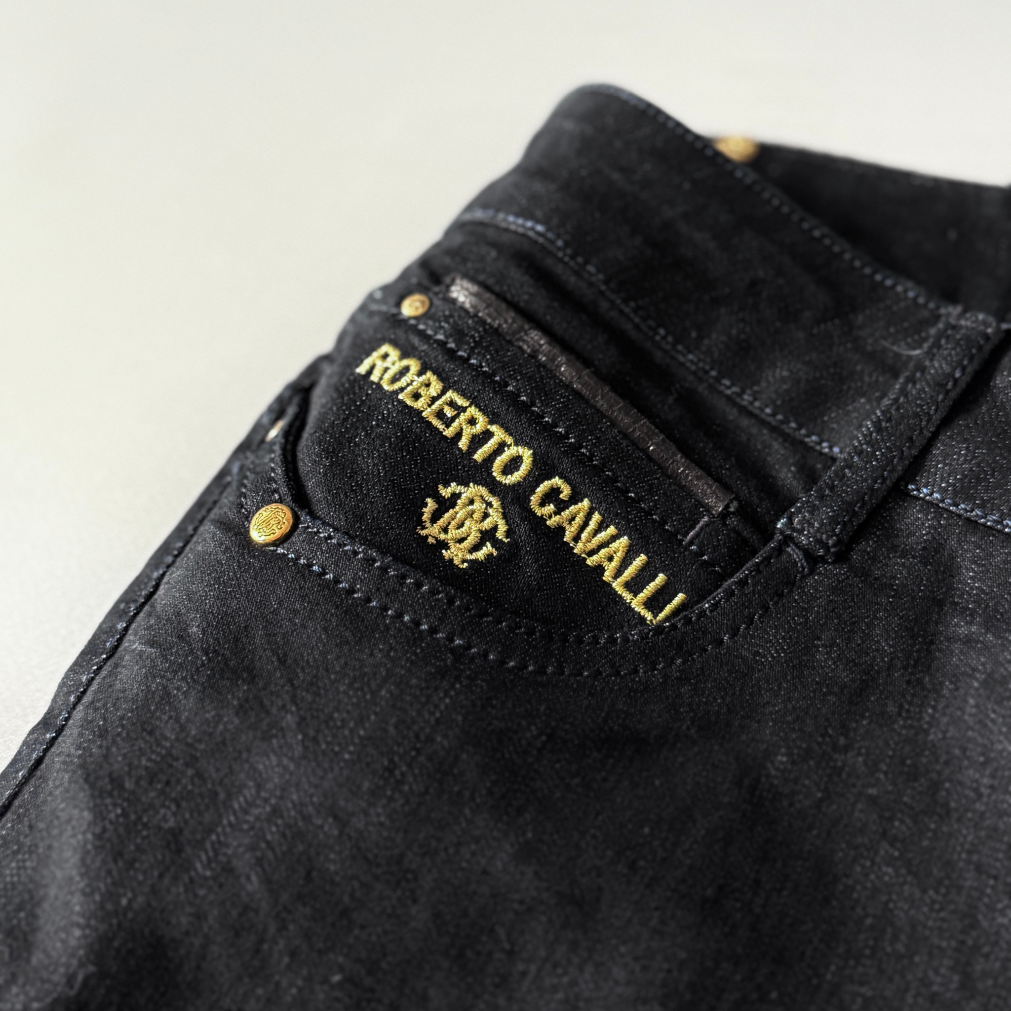 Roberto Cavalli 2000s vtg women jeans, миниатюра 4