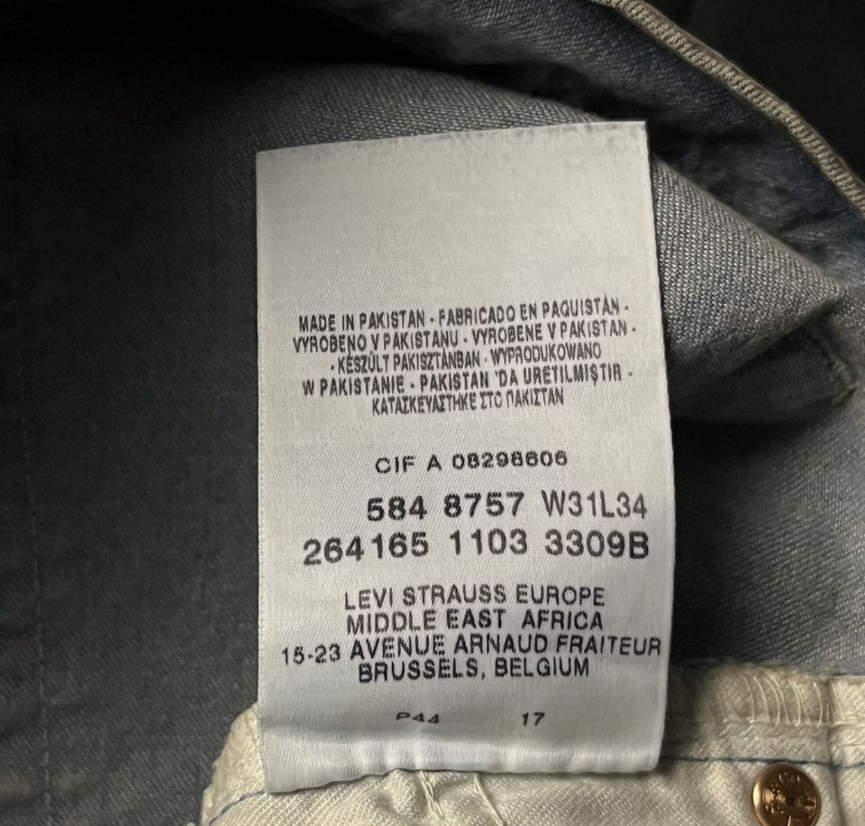 Levi's  Bootcut 584 Sleaze Джинсы, миниатюра 8