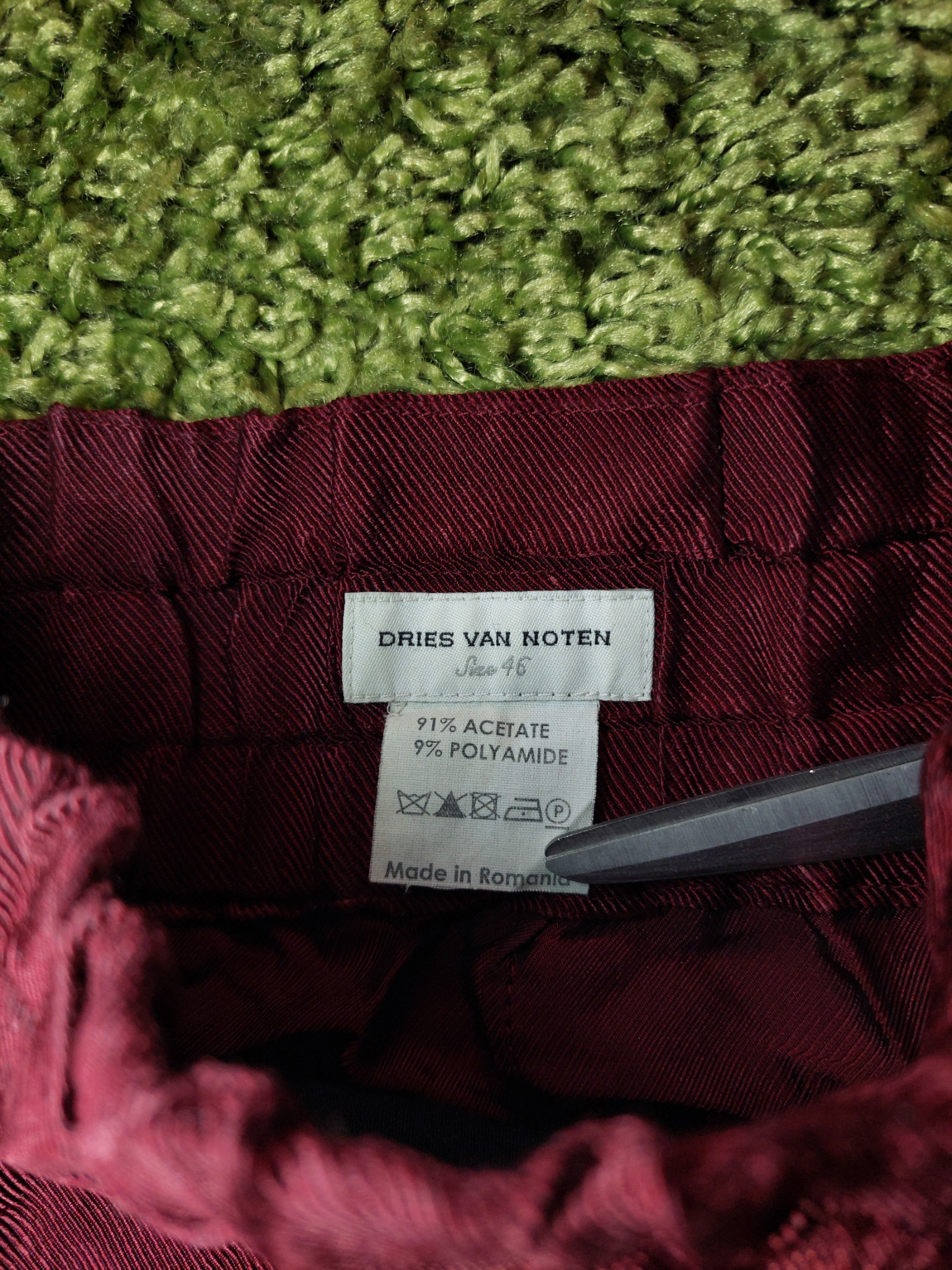 Dries Van Noten Acetate Trousers, миниатюра 3