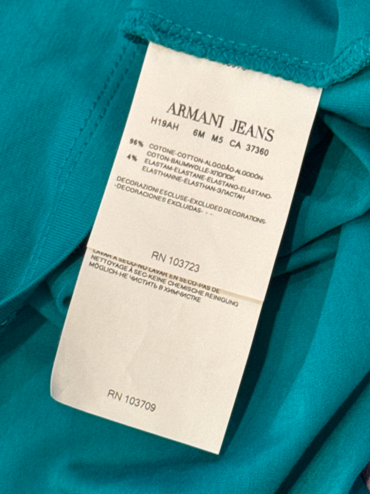 Armani Jeans Футболка, миниатюра 6