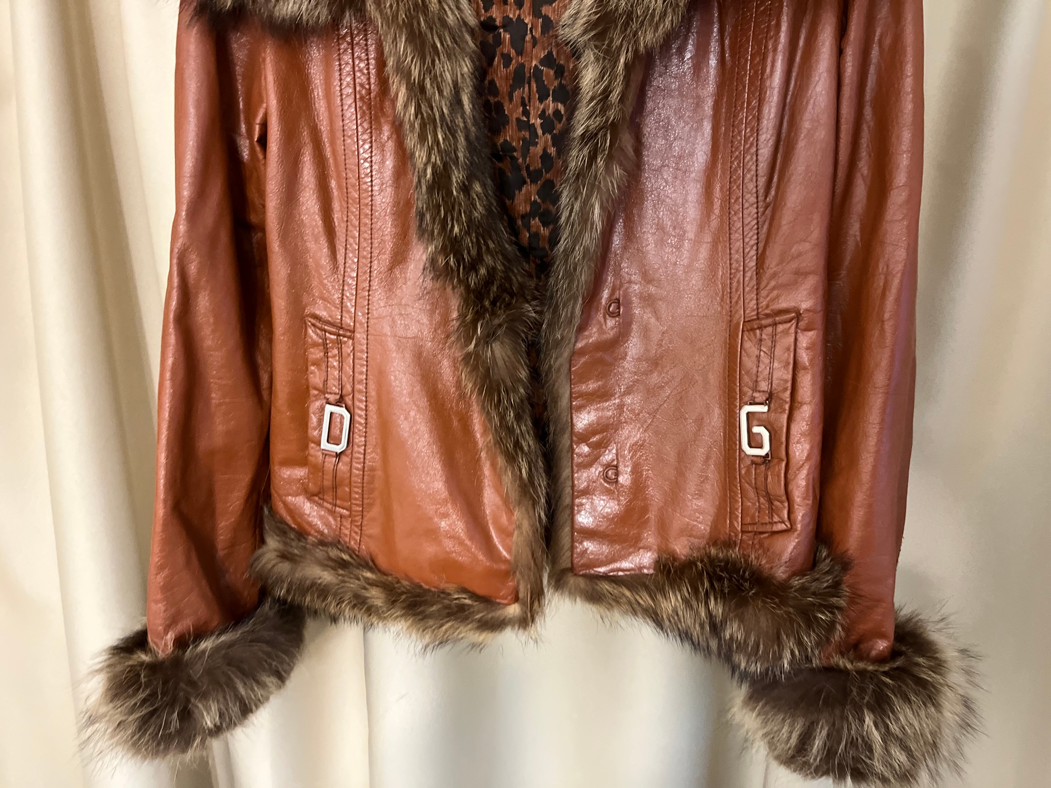 Dolce & Gabbana Fur/leather Jacket, миниатюра 9