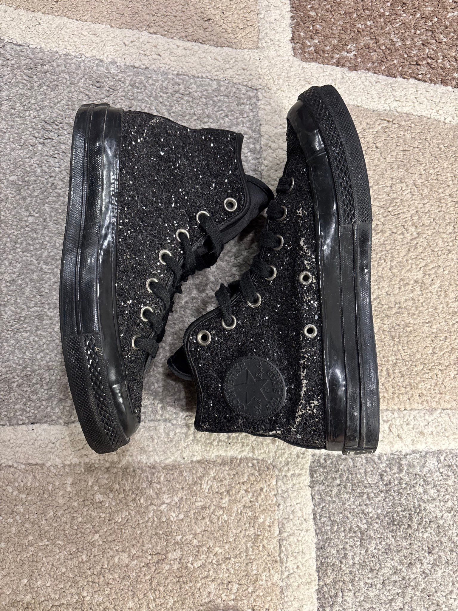 Converse Chuck Taylor Hi Glitter Black, миниатюра 3
