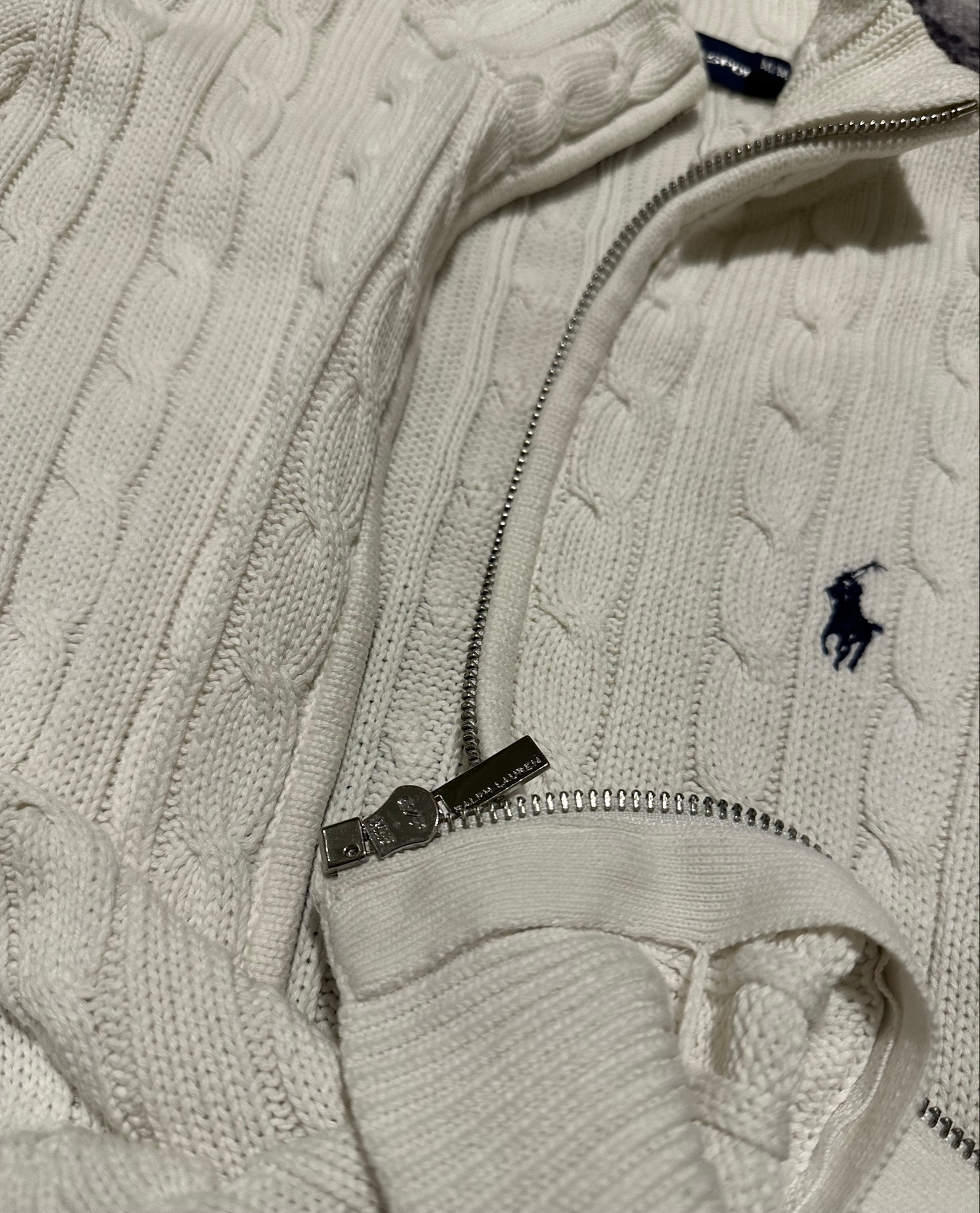 Polo Ralph Lauren Cable-Knit Full-Zip, миниатюра 5