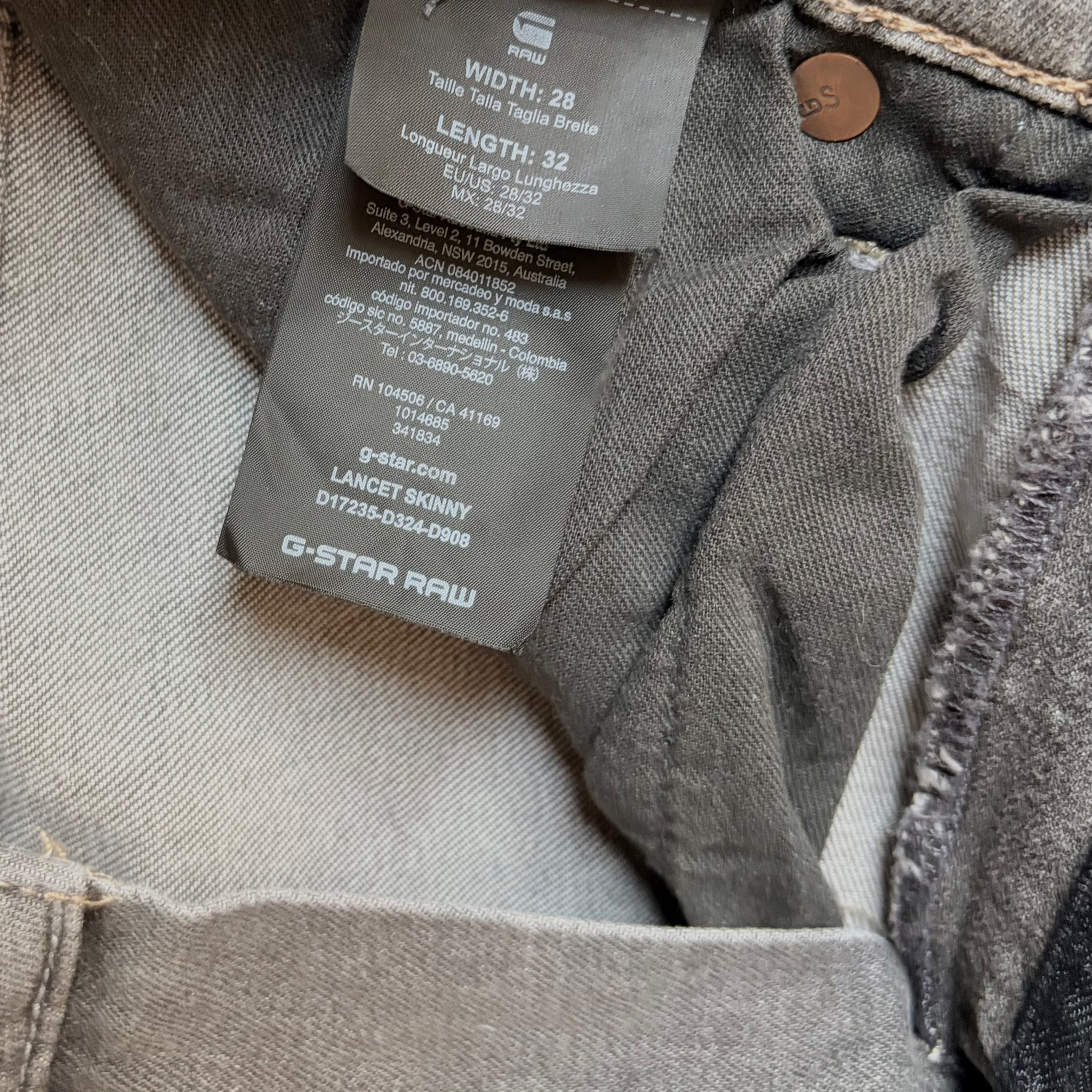 G-Star RAW Lancet Skinny Jeans, миниатюра 4