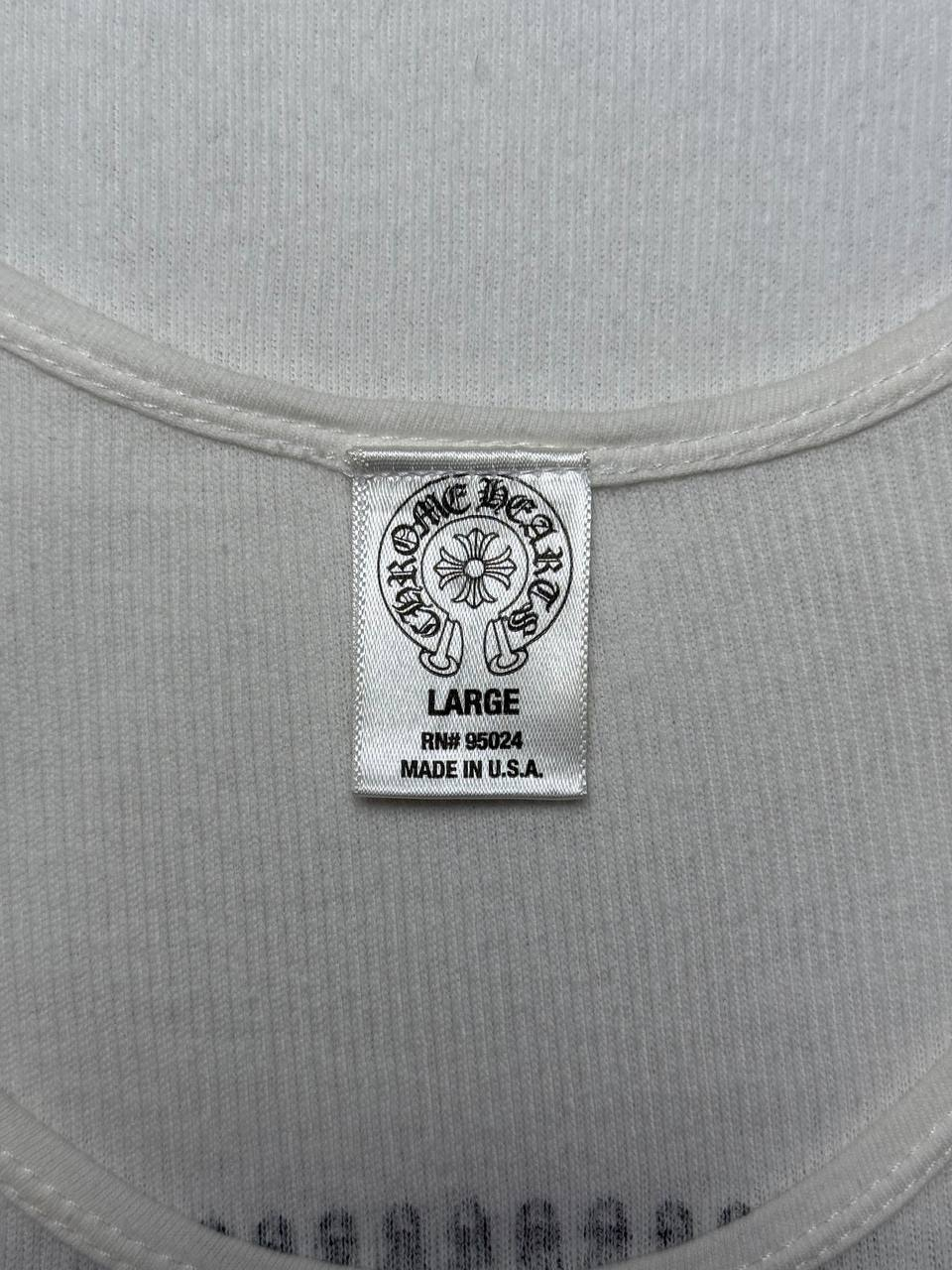 Chrome Hearts Vintage Foti Skull Red Tank Top, миниатюра 6