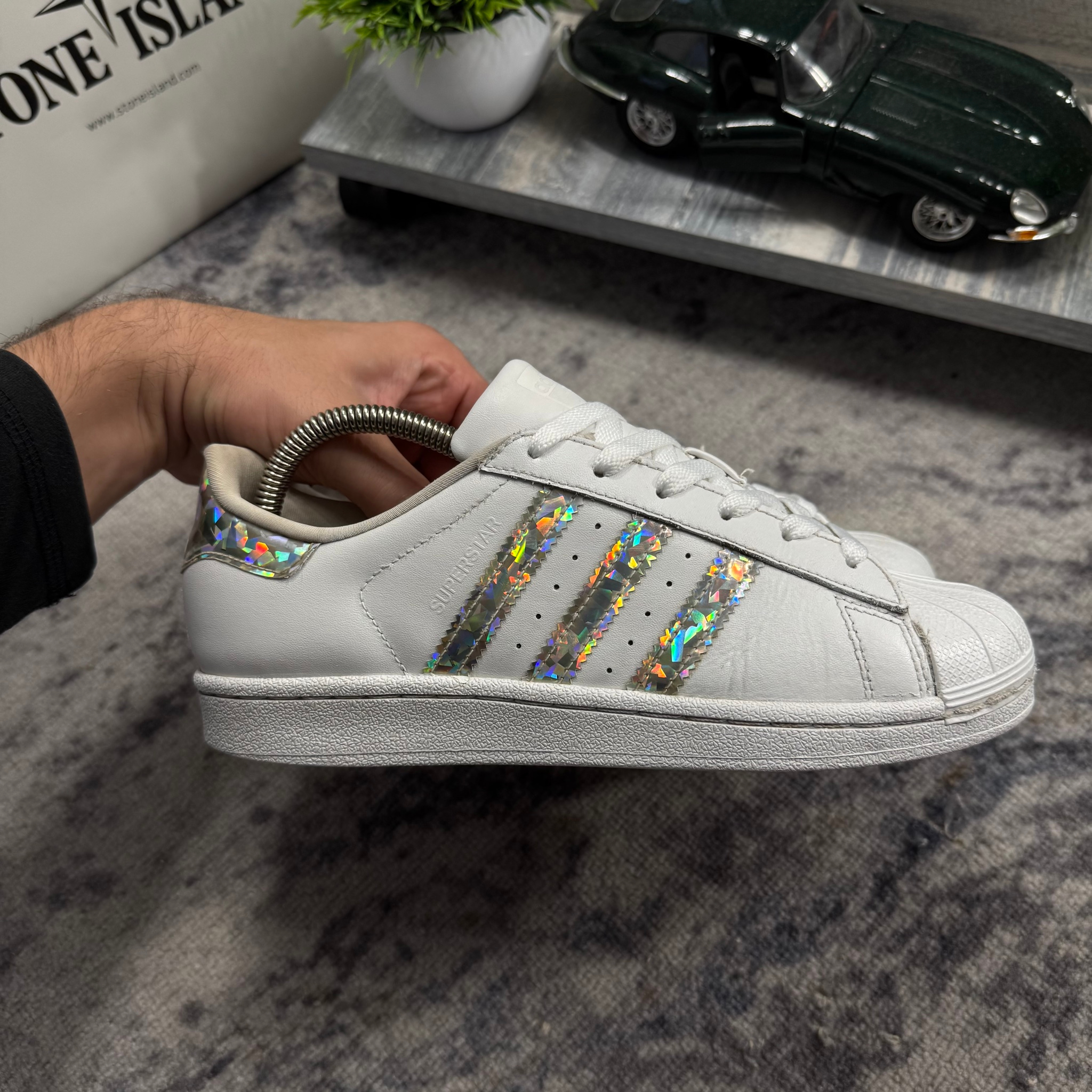 Adidas Superstar White Holographic, миниатюра 5