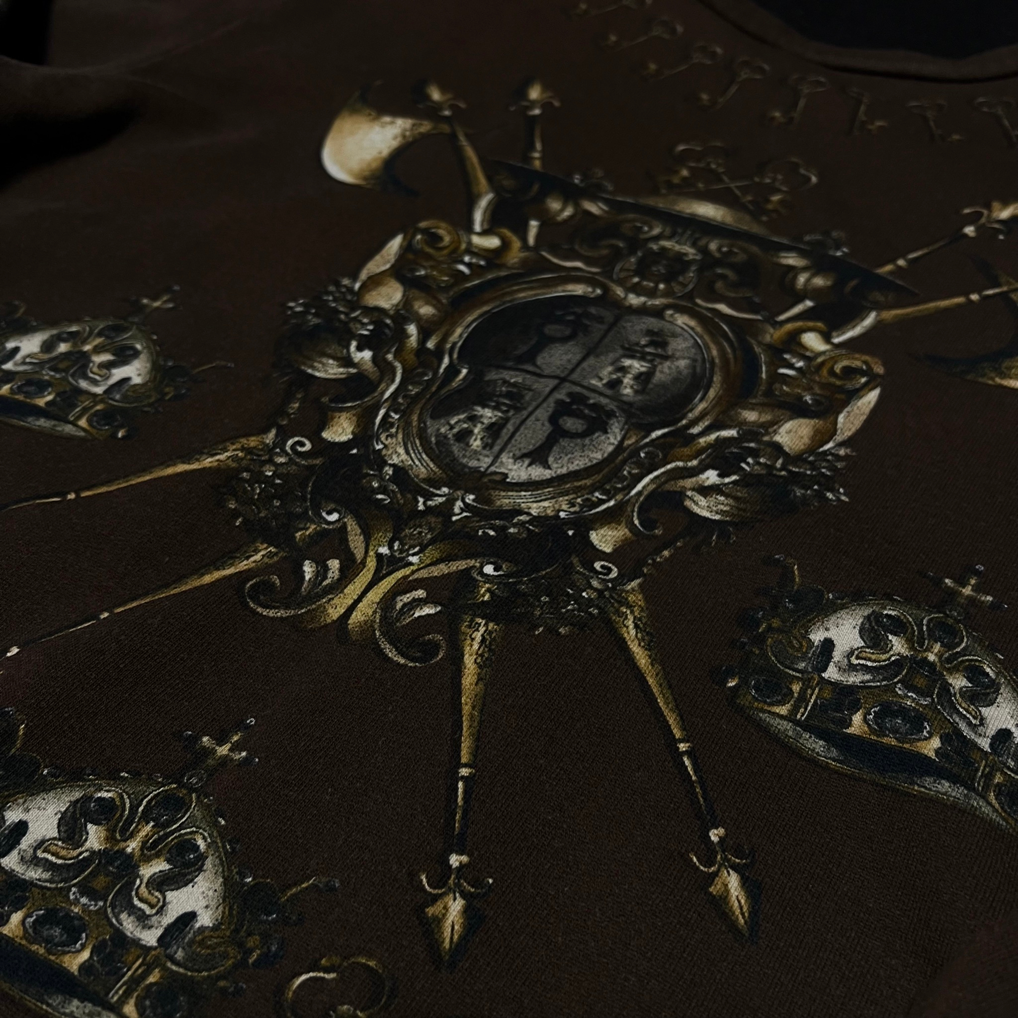 Dolce & Gabbana Brown Knight Axe Sweater, миниатюра 2