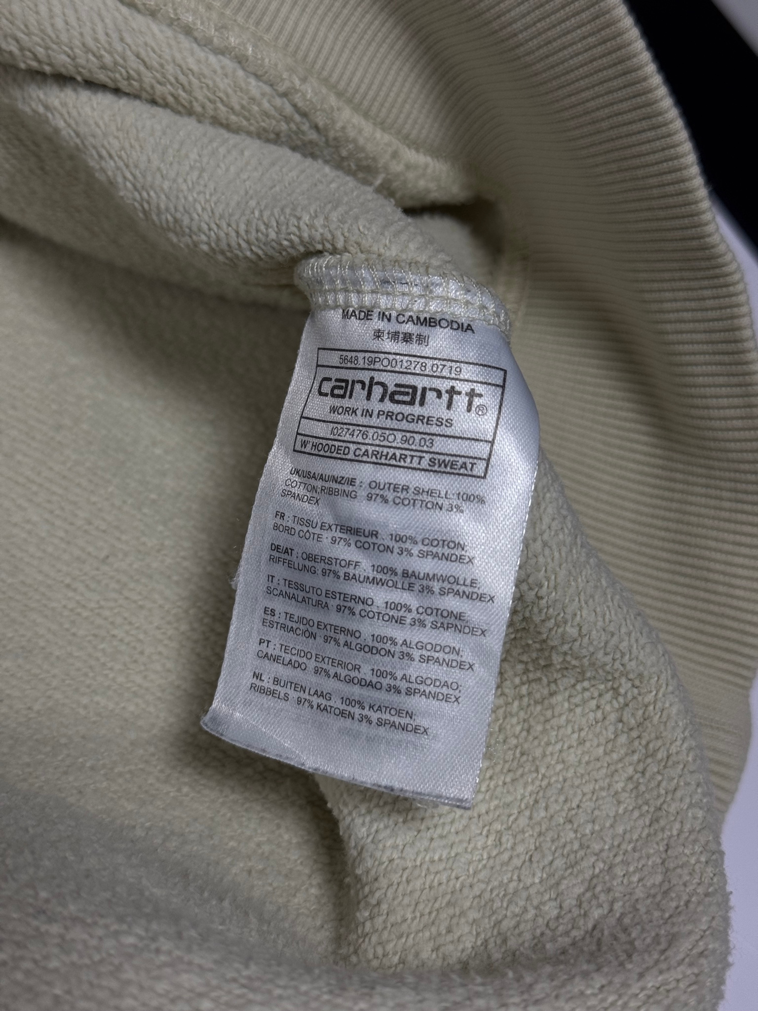 Carhartt HOODED CARHART SWEAT, миниатюра 7
