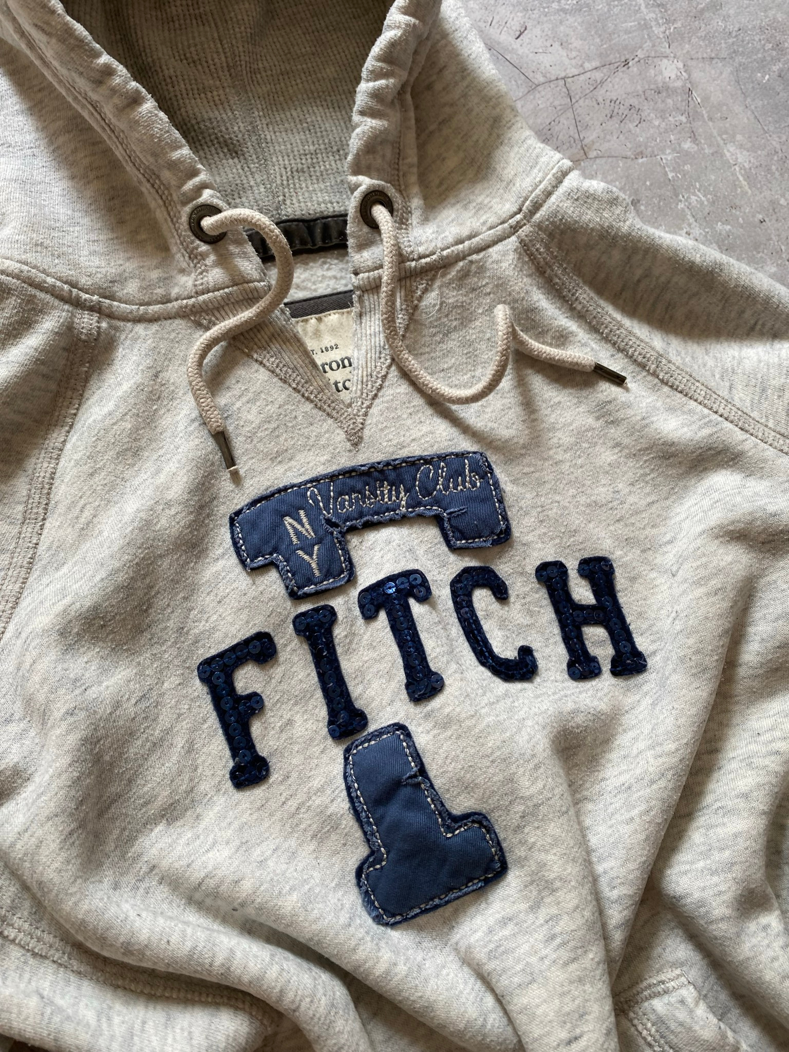 Abercrombie & Fitch Vintage Logo Hoodie, миниатюра 5