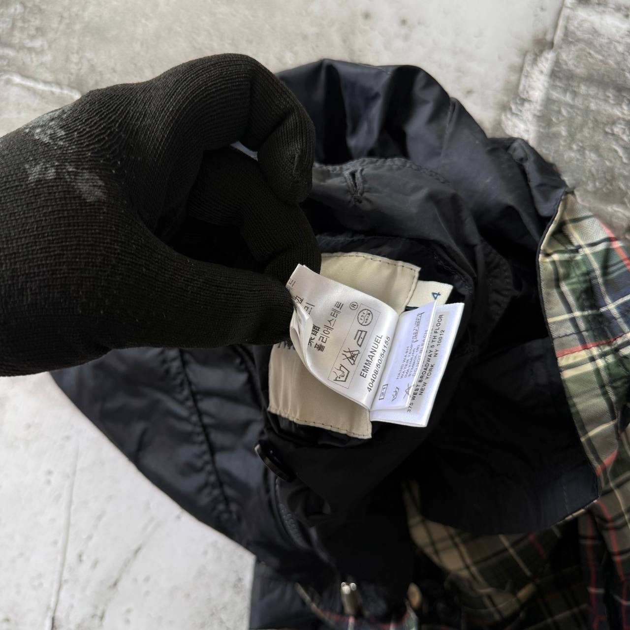 Moncler 2000s Vintage Reversible Plaid Harrington Jacket, миниатюра 14