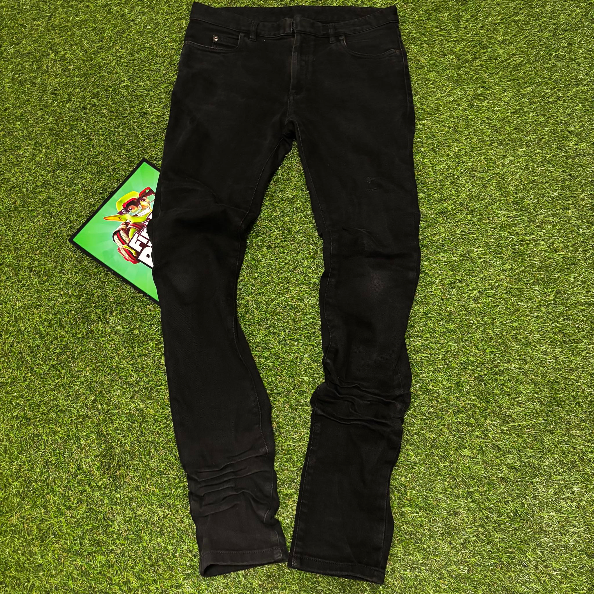 Maison Margiela Wrinkle-Stacked Jeans, миниатюра 1