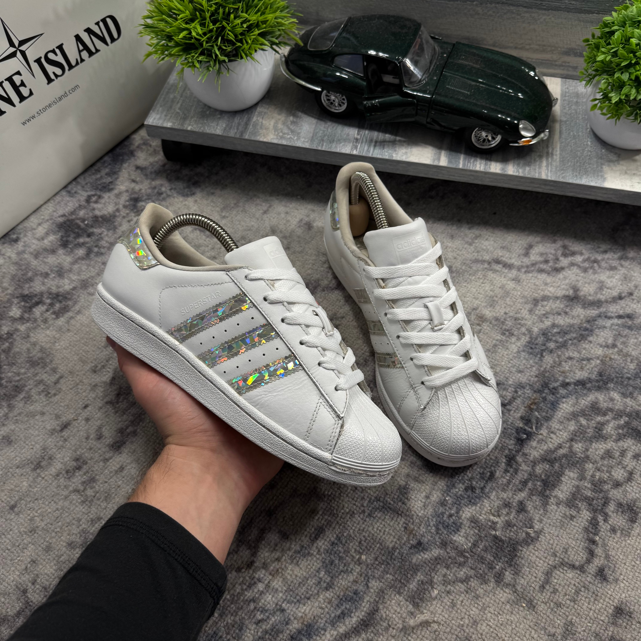 Adidas Superstar White Holographic, миниатюра 1