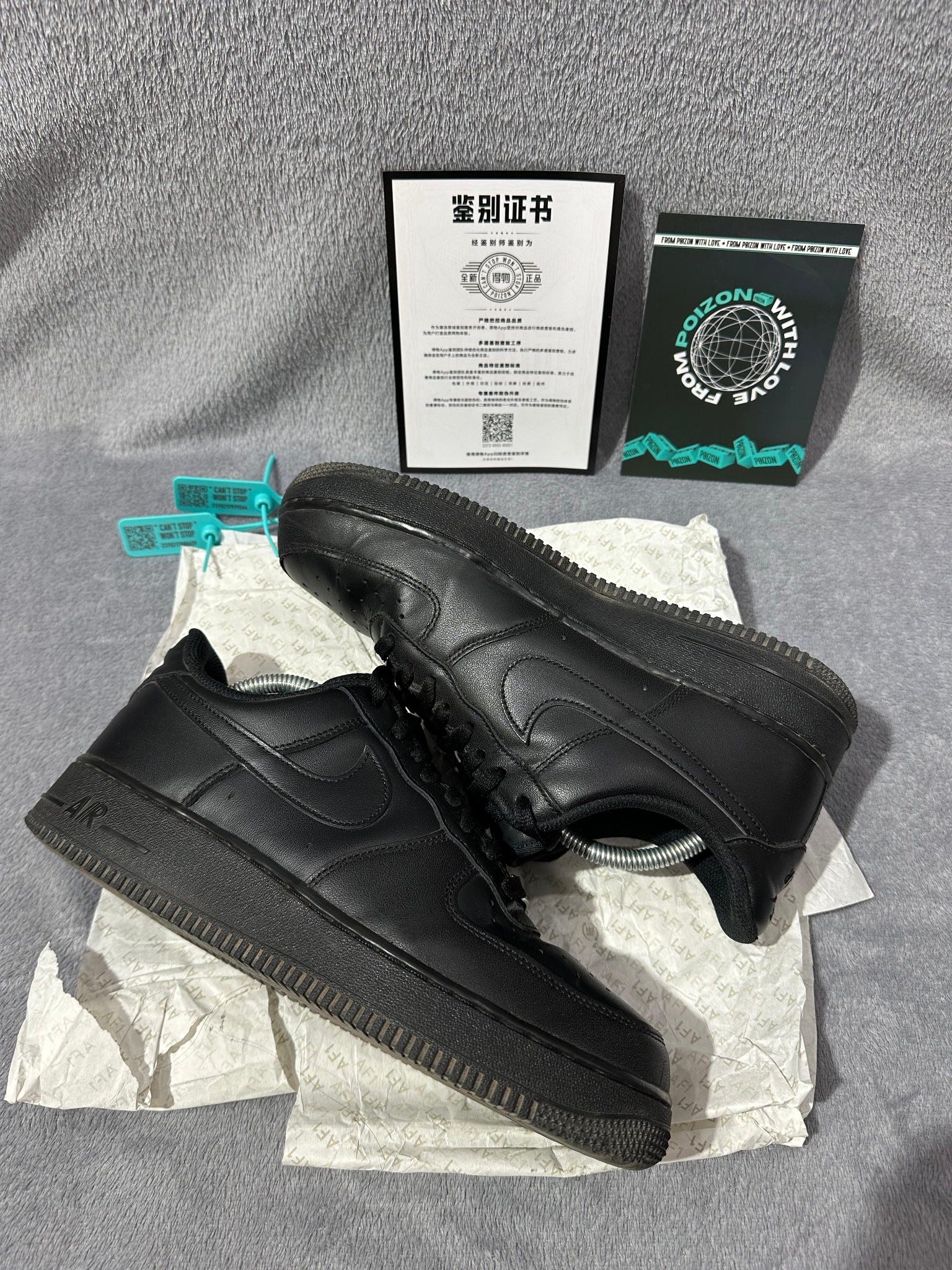 Nike Air Force 1 black, миниатюра 6