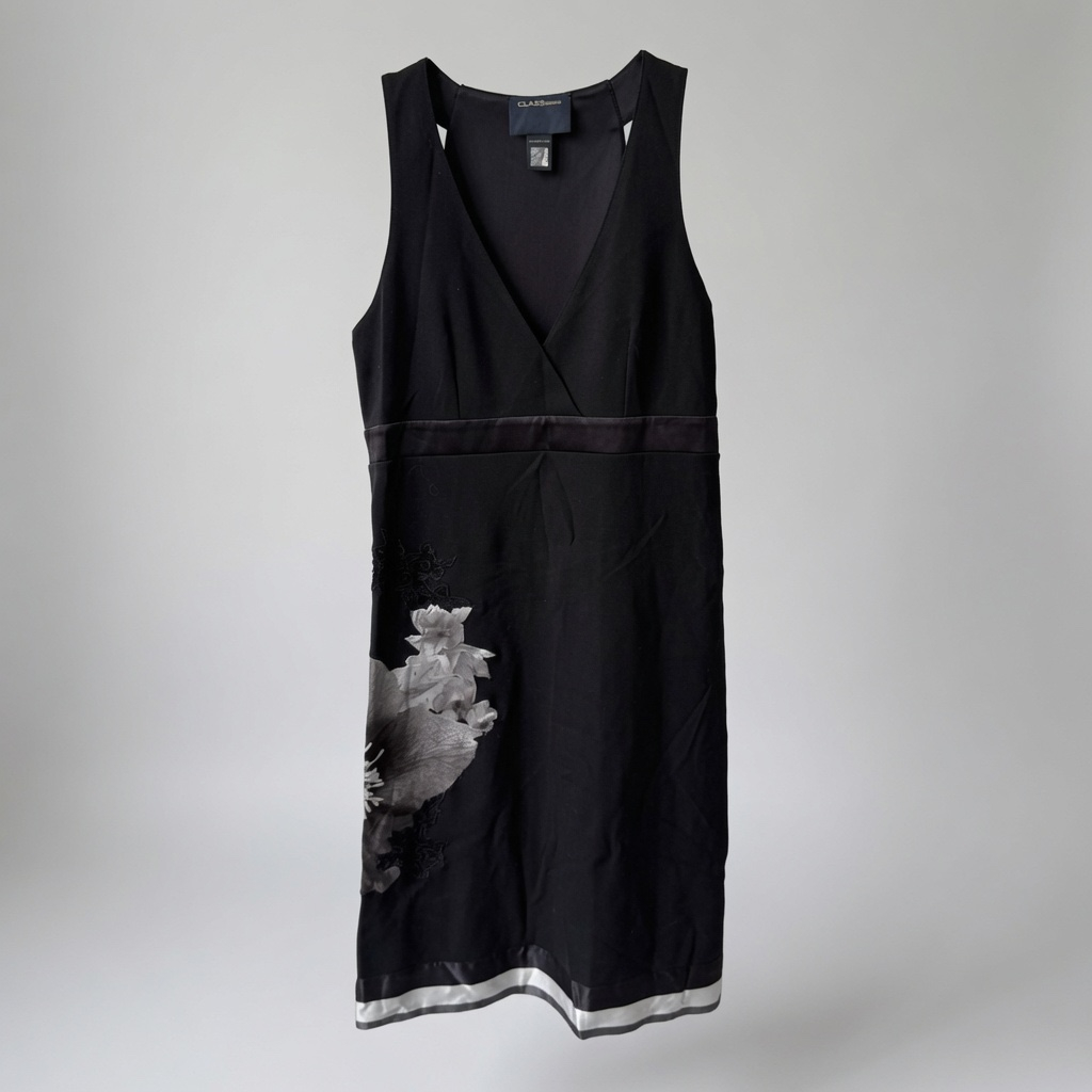 Class by Roberto Cavalli Archive Floral Embroidery Cocktail Dress, миниатюра 1