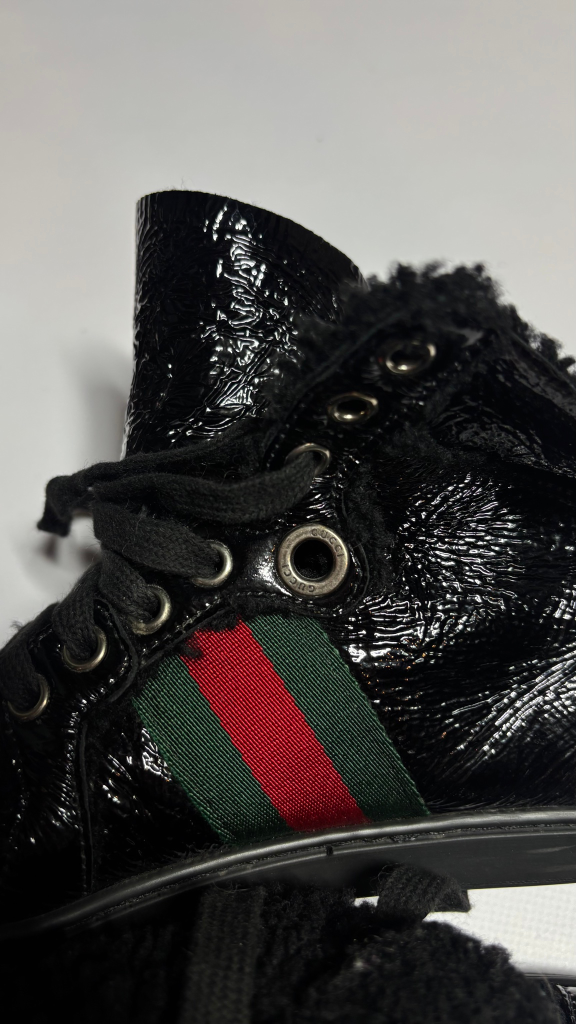 Gucci MERINOS VERN.RICCIO/MER.VER.R/ NERO/NERO/V.R.V. G, миниатюра 11