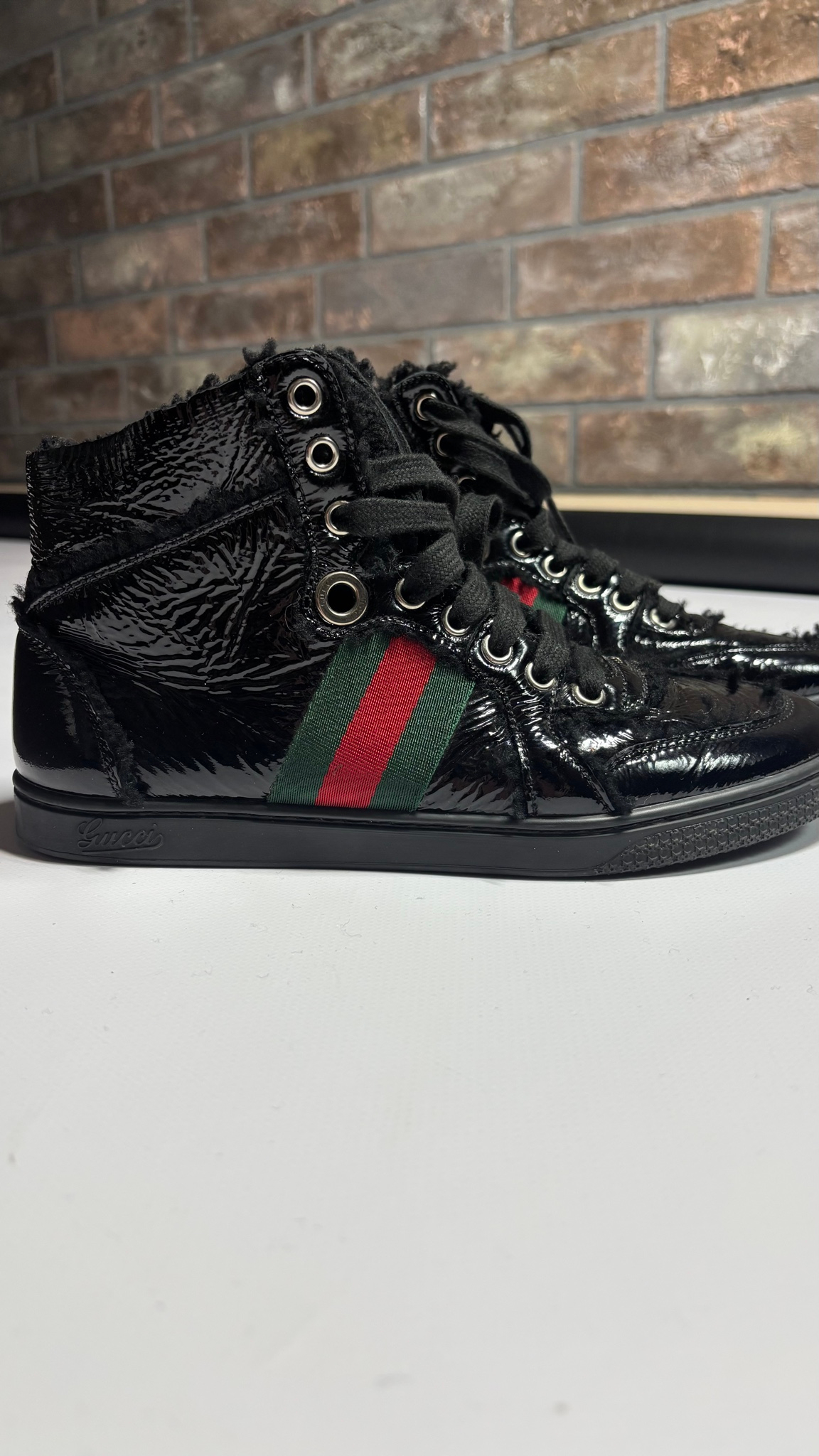 Gucci MERINOS VERN.RICCIO/MER.VER.R/ NERO/NERO/V.R.V. G, миниатюра 9