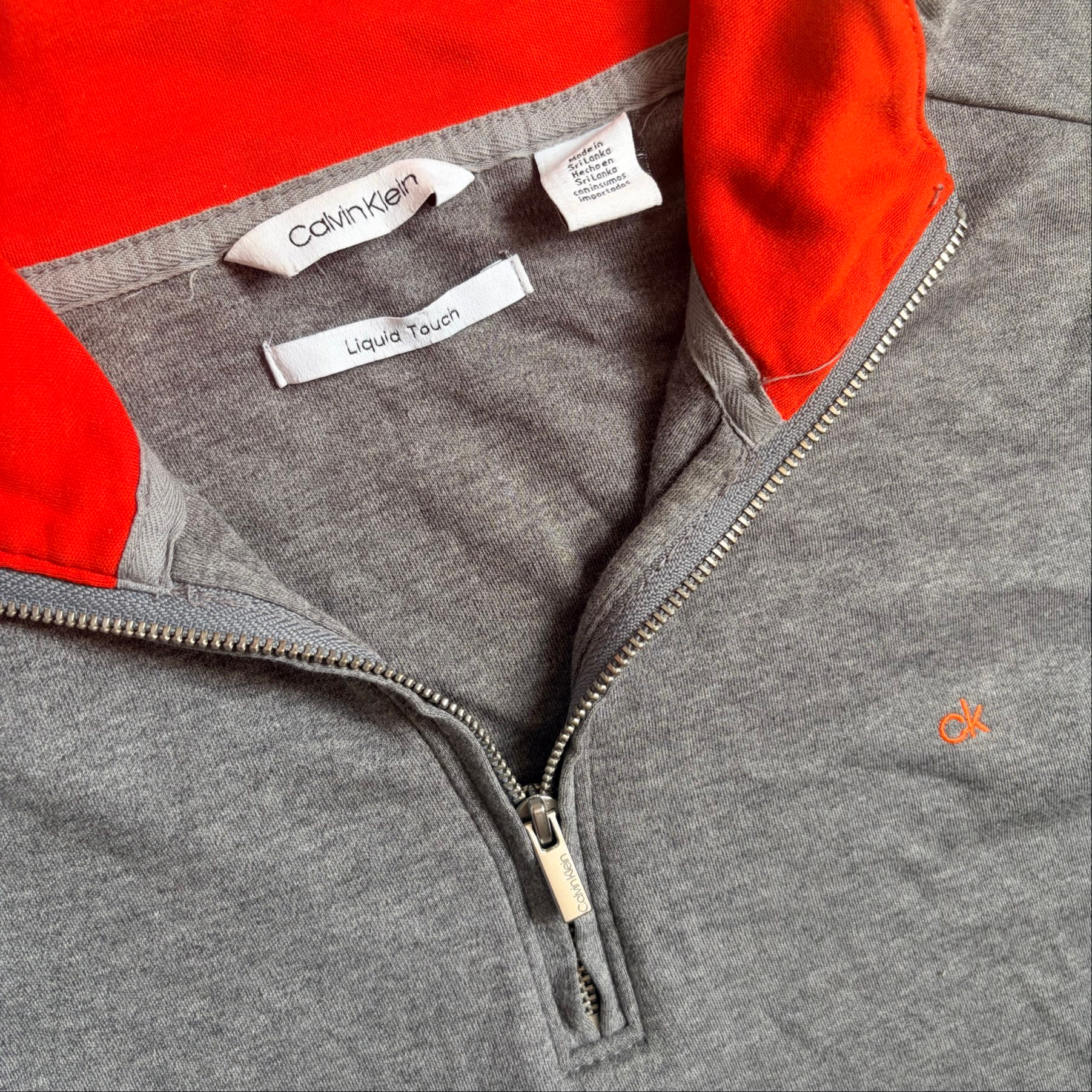 Calvin Klein Galaxy gray Half zip, миниатюра 3