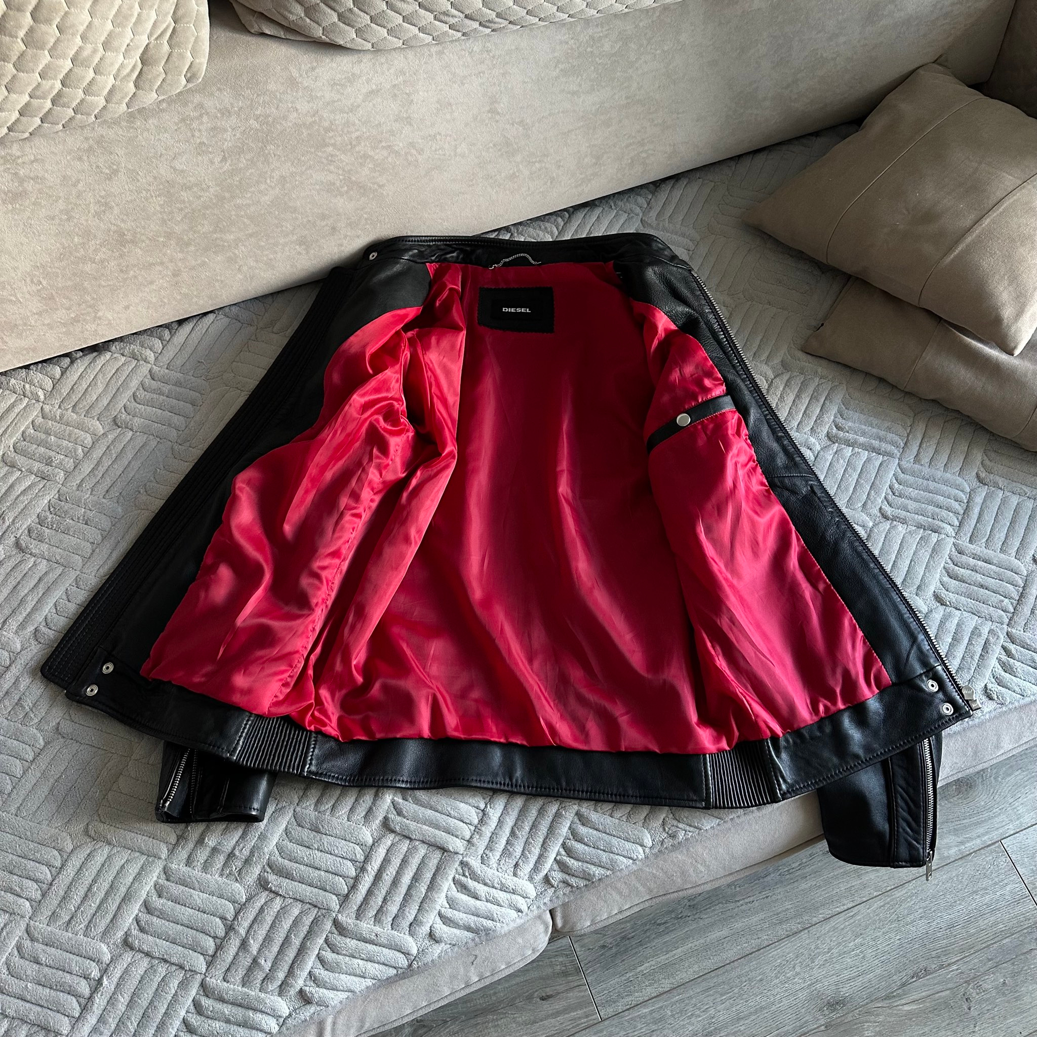 Diesel Leather Jacket, миниатюра 13