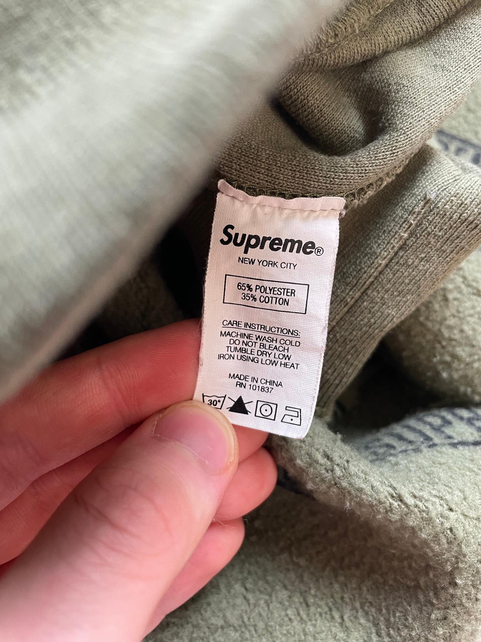 Supreme SS21 Week 15 Liner Crewneck, миниатюра 4