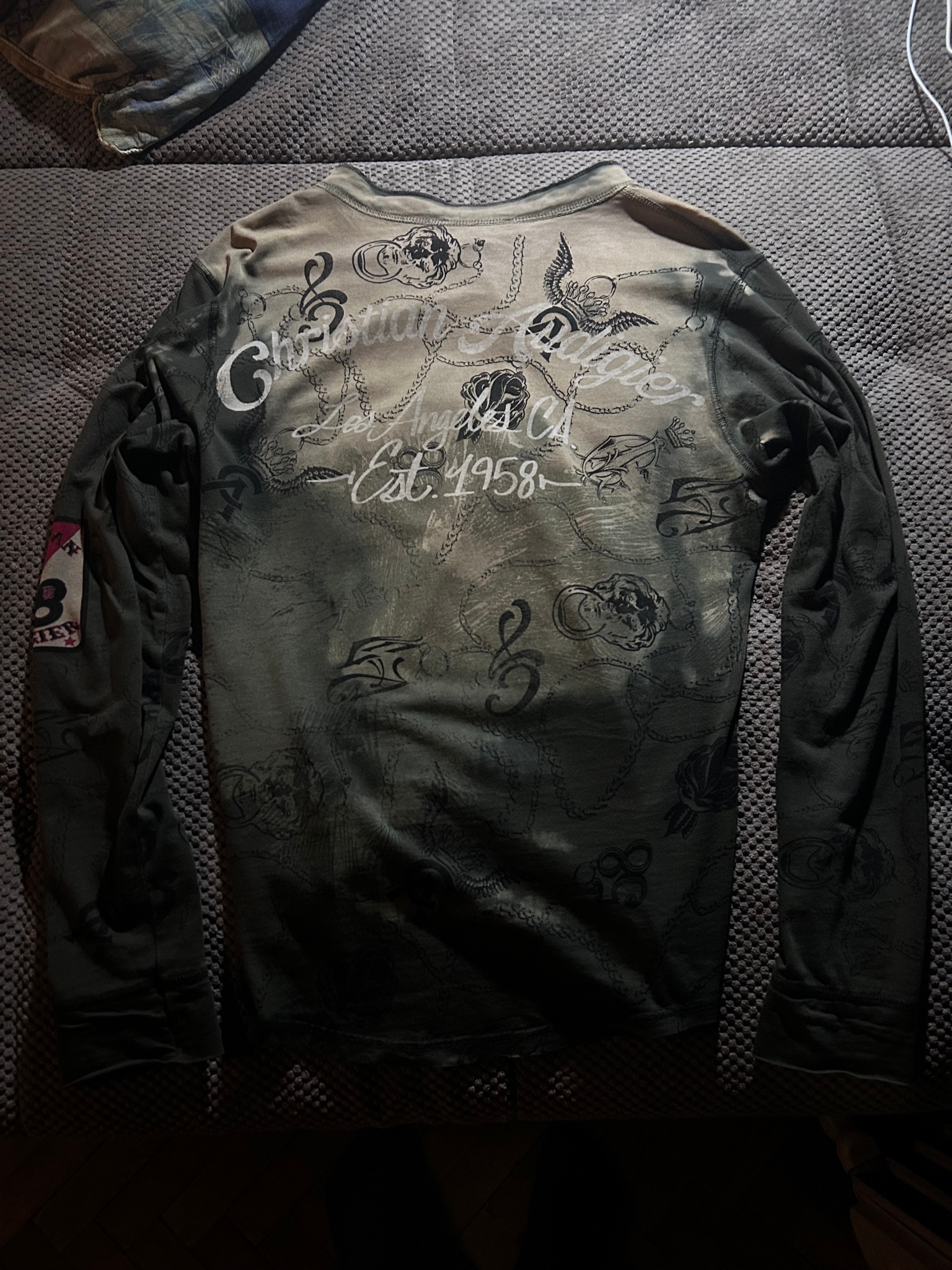 Christian Audigier x Ed Hardy Longsleeve archive *rare*, миниатюра 2