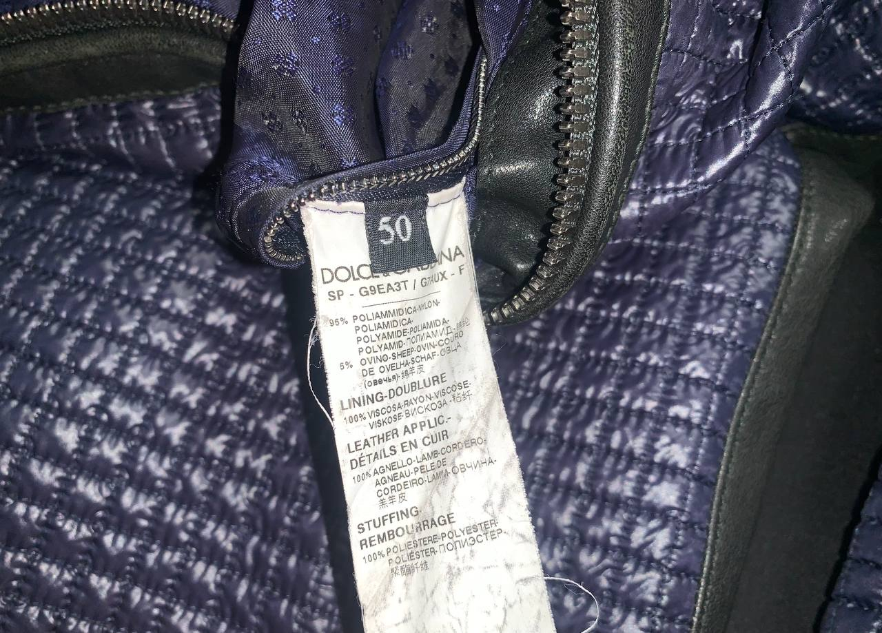 Dolce&Gabbana Leather Jacket, миниатюра 3