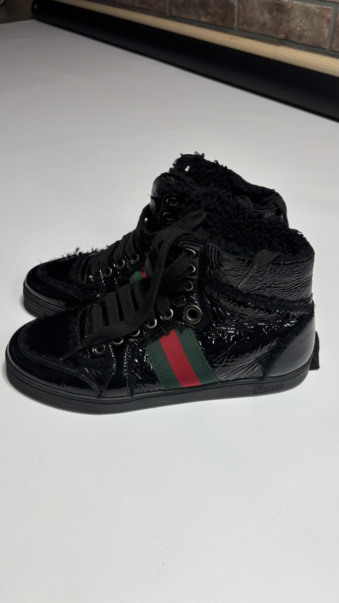 Gucci MERINOS VERN.RICCIO/MER.VER.R/ NERO/NERO/V.R.V. G, миниатюра 8