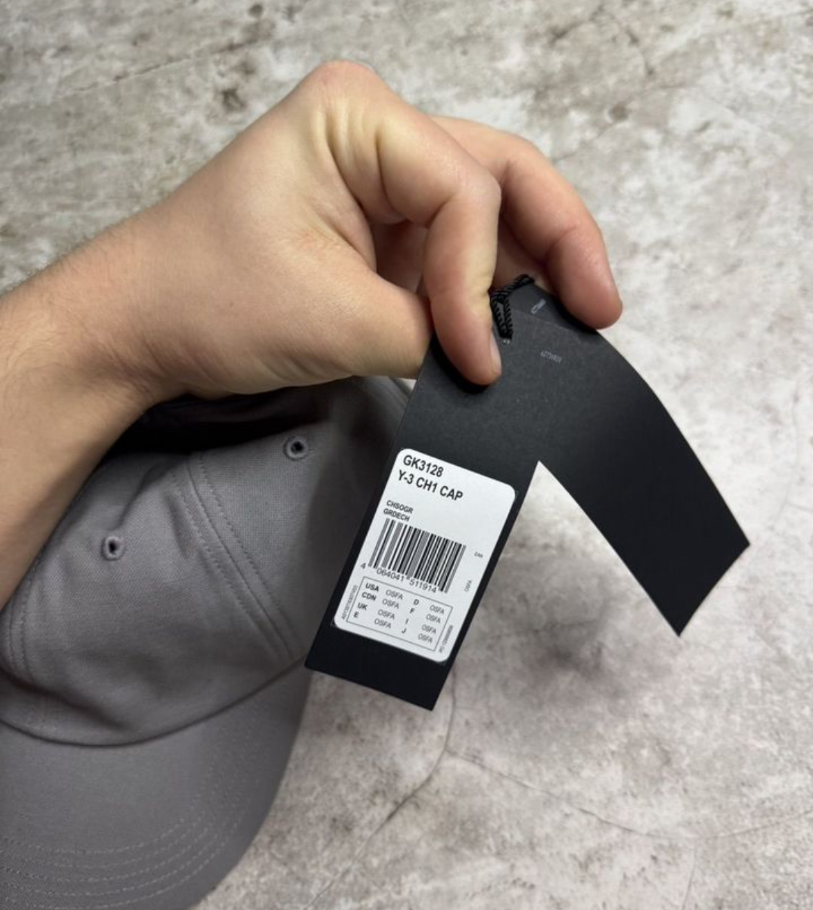 Yohji yamamoto x Adidas  Logo cap, миниатюра 4