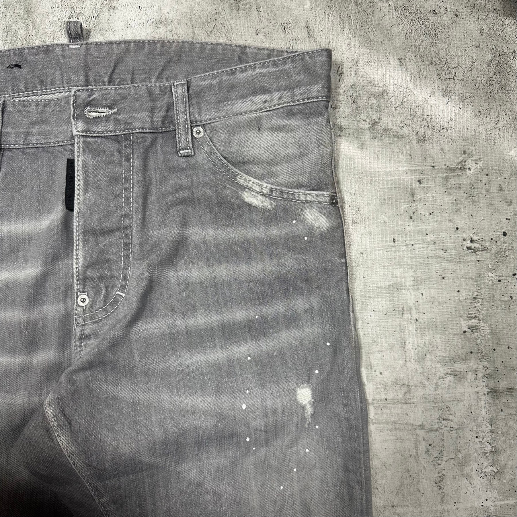 Dsquared2 Cool Guy grey slim jeans 2019, миниатюра 8
