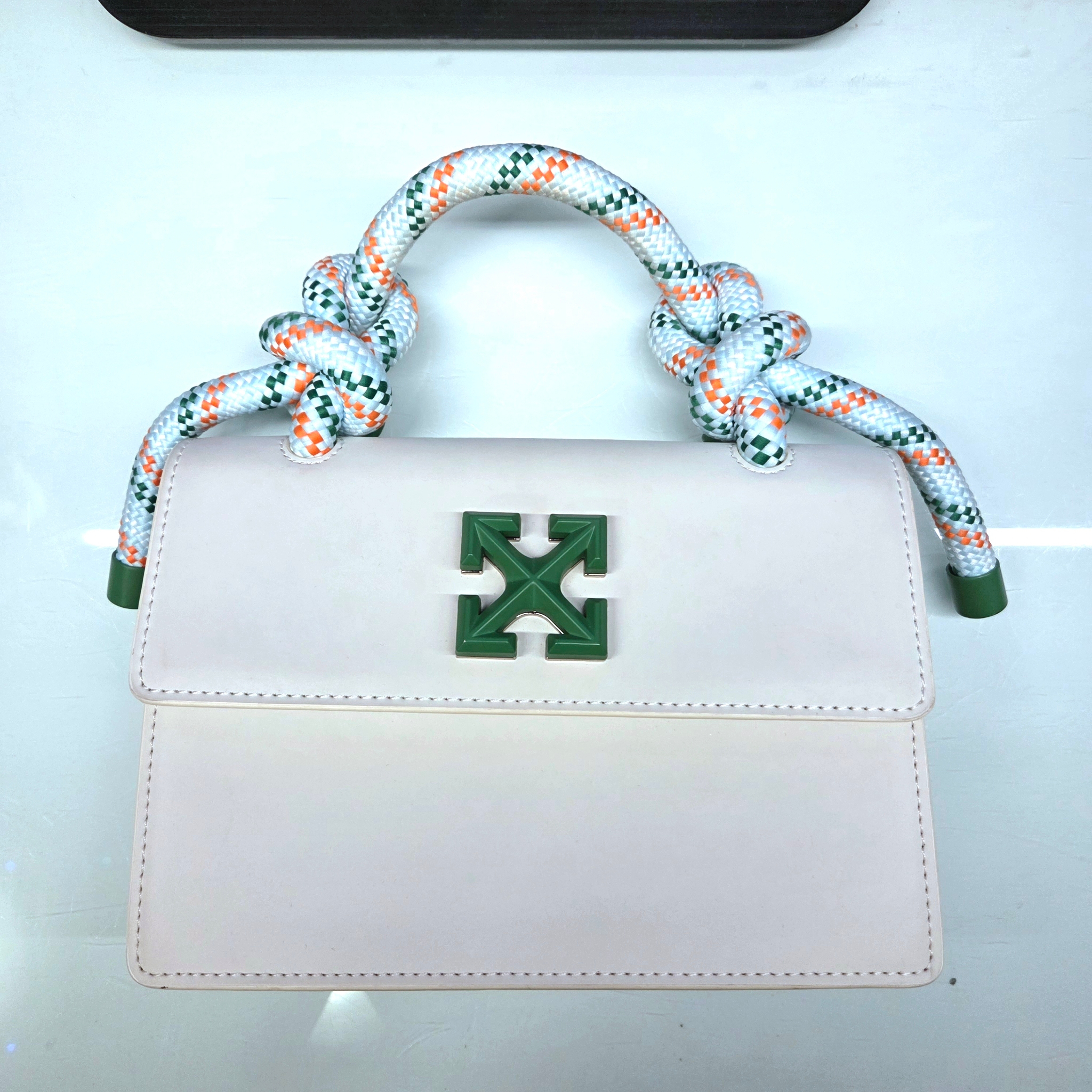Off-White 1.4 Gummy Jitney Top Handle Bag, миниатюра 1