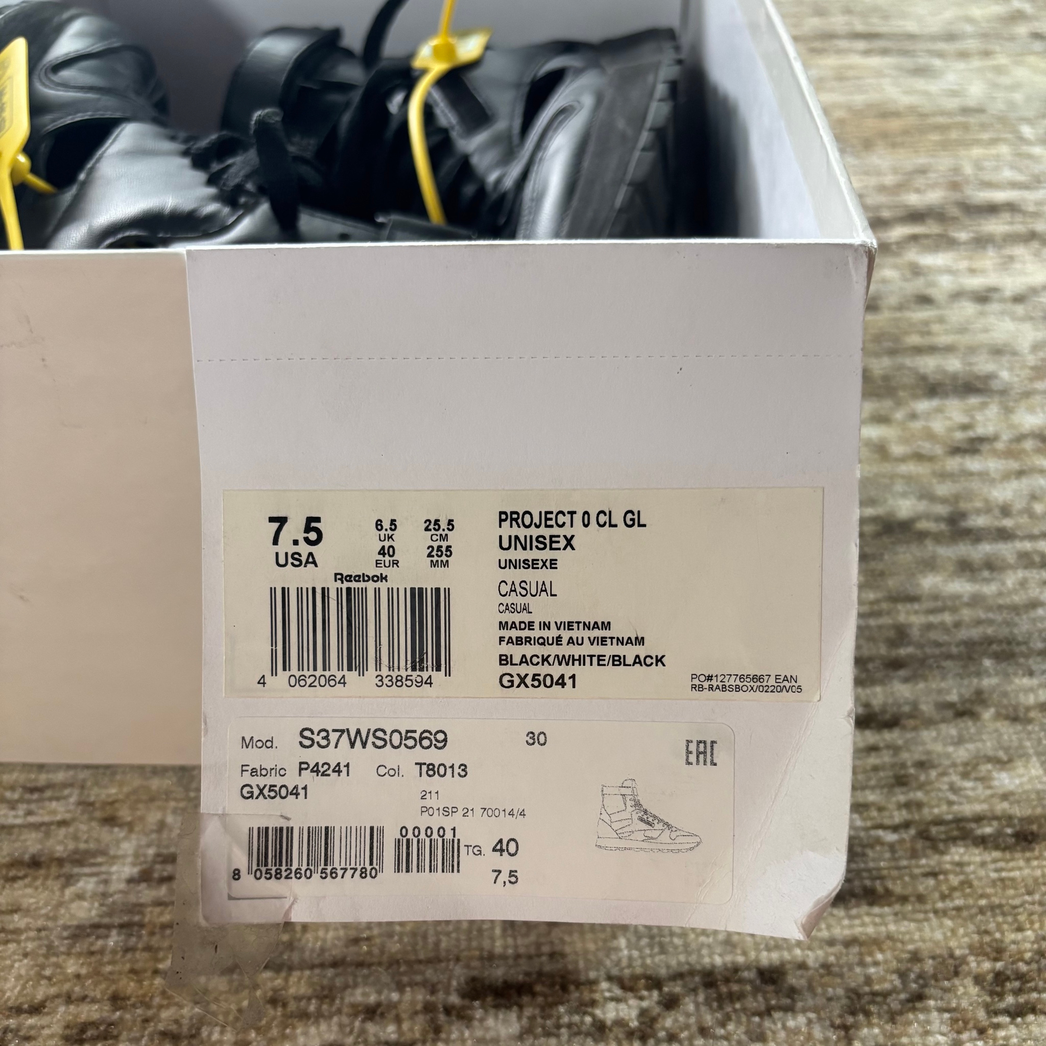 Maison Margiela x Reebok Tabi high black, миниатюра 7