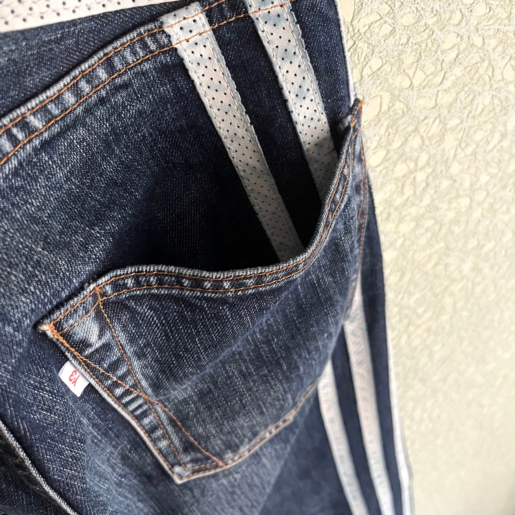 Y-3 SS04 Double 3-Stripe Spotted Horse Jeans, миниатюра 11