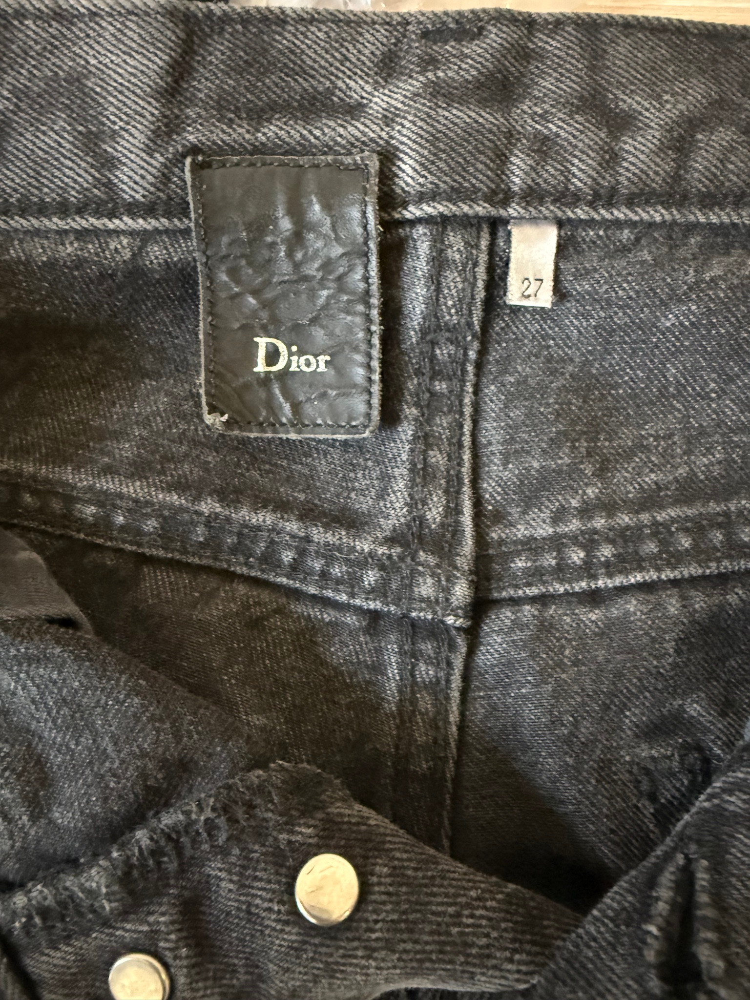 Dior Waxed jeans by KVA, миниатюра 3