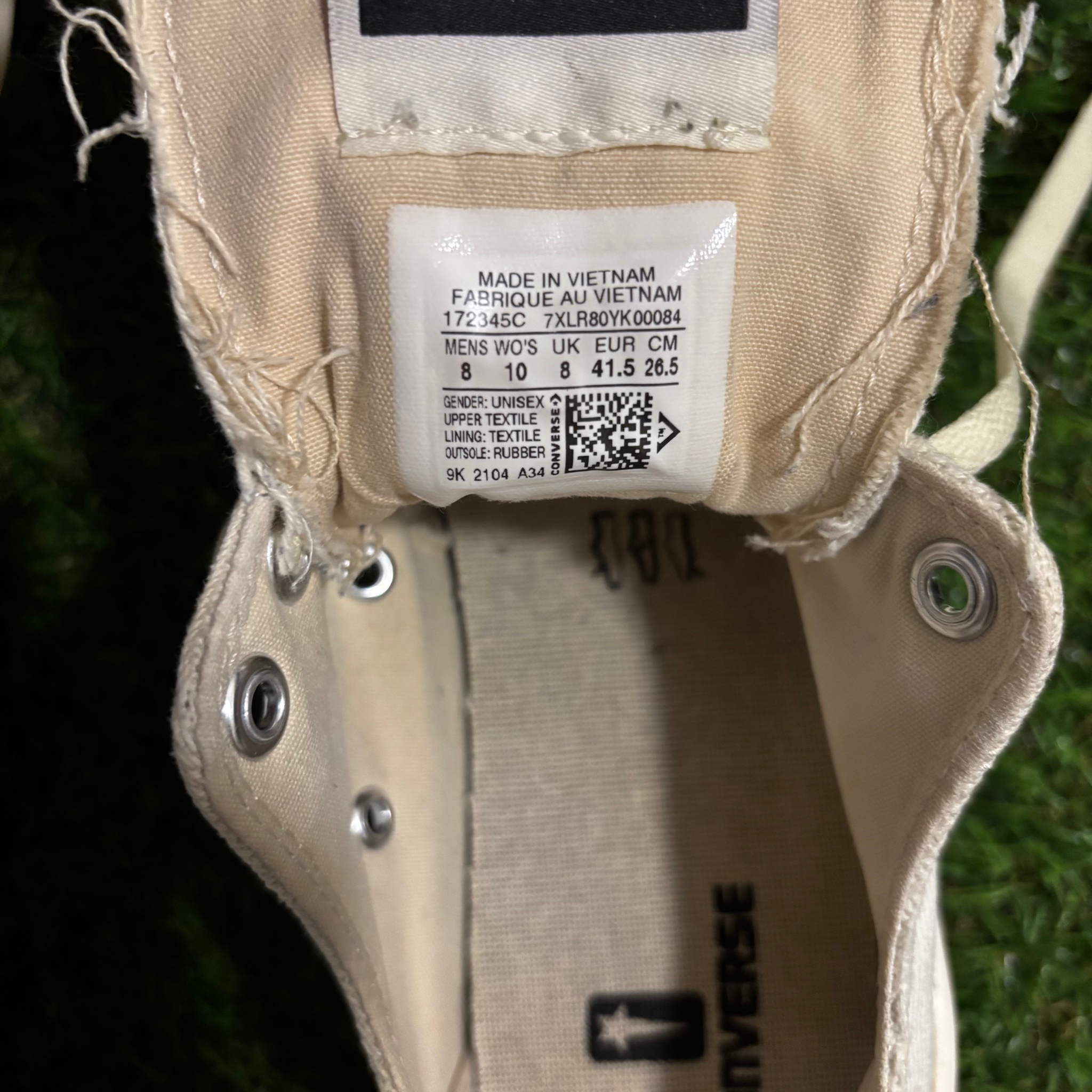 Rick Owens x Converse DRKSHDW TURBODRK «Lily White», миниатюра 5