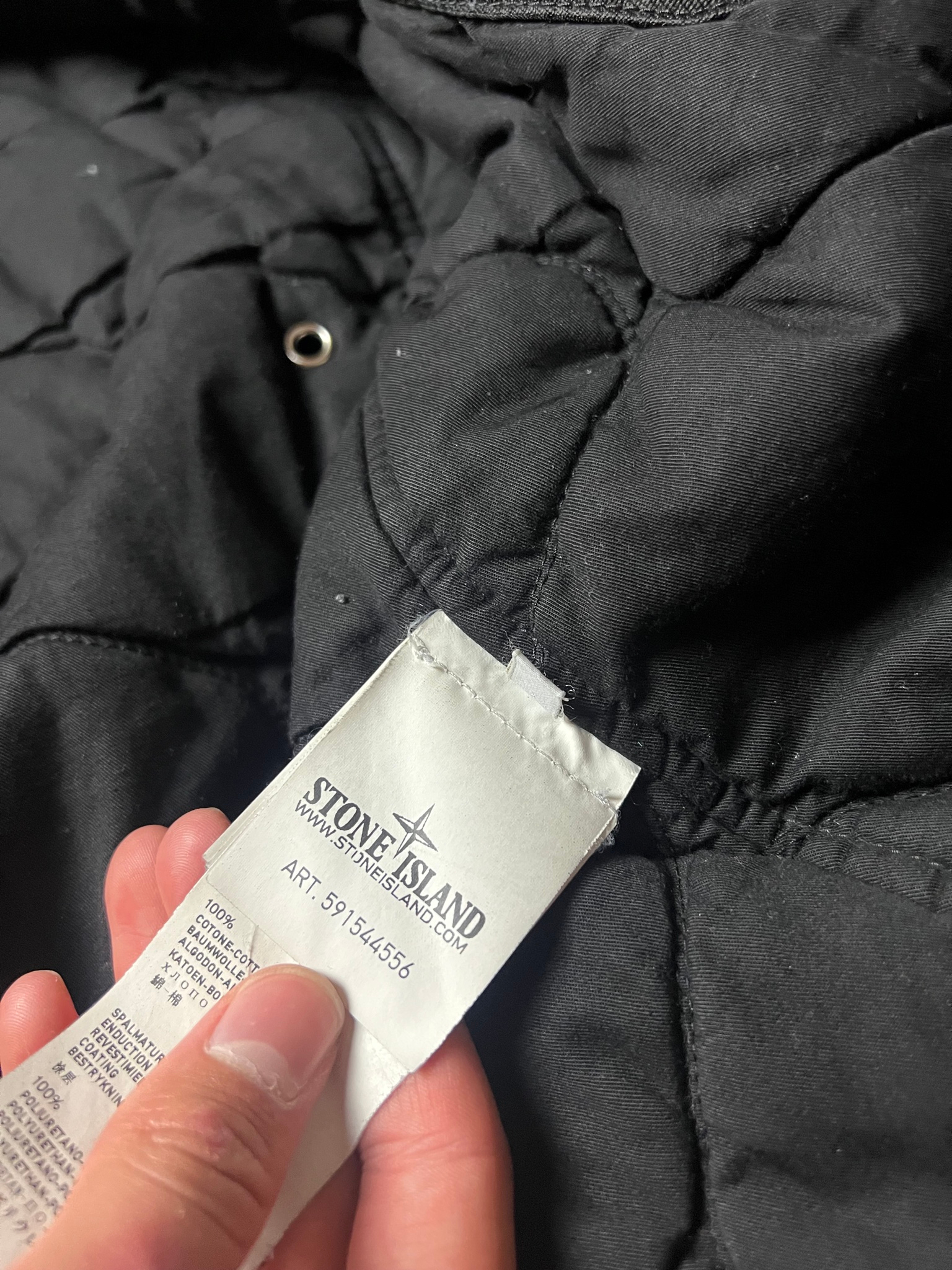 Stone Island Raso Gommato Camo Print-OVD jacket, миниатюра 7