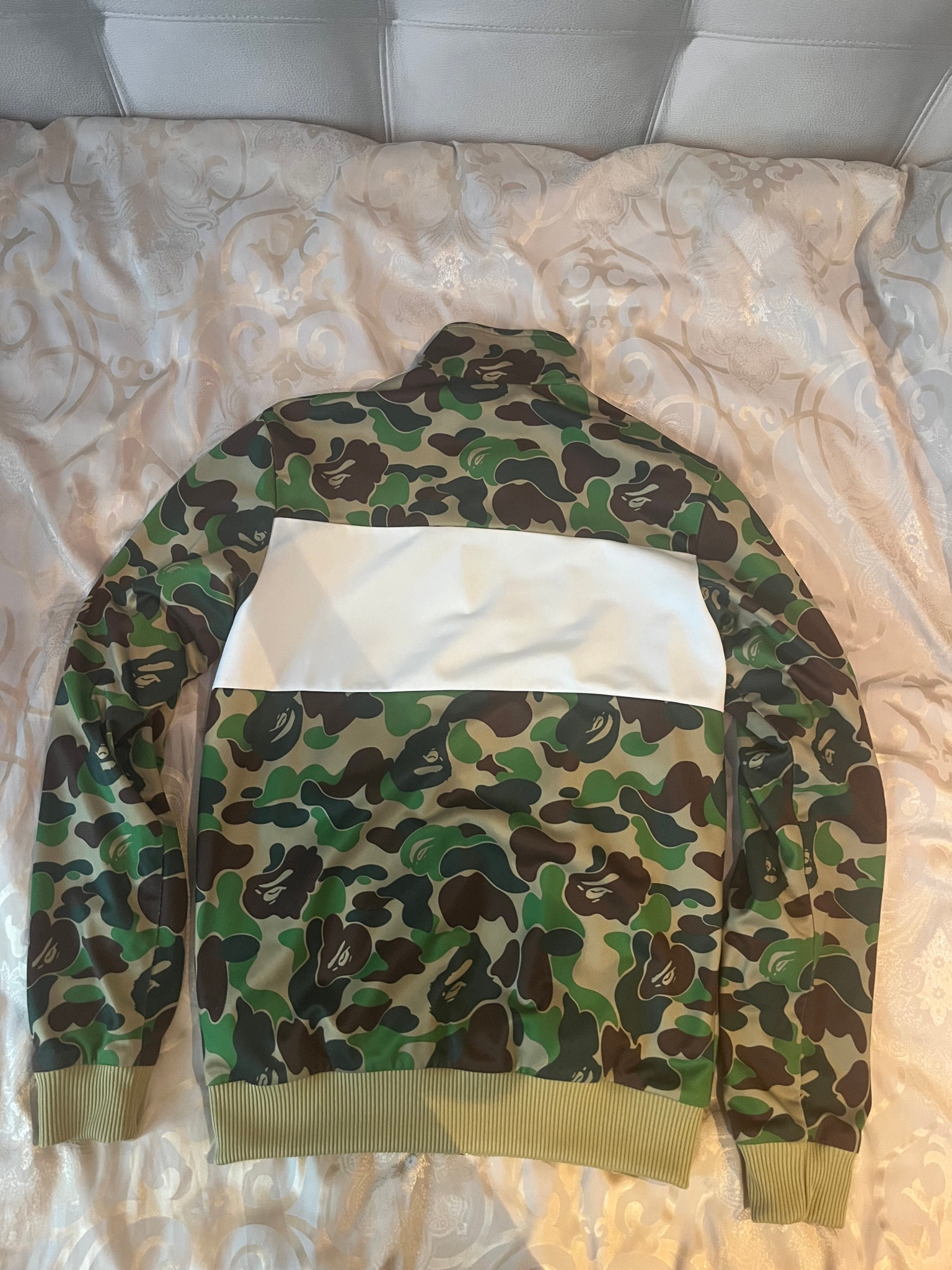 BAPE x Adidas ABC Camo Track Jacket Green, миниатюра 2